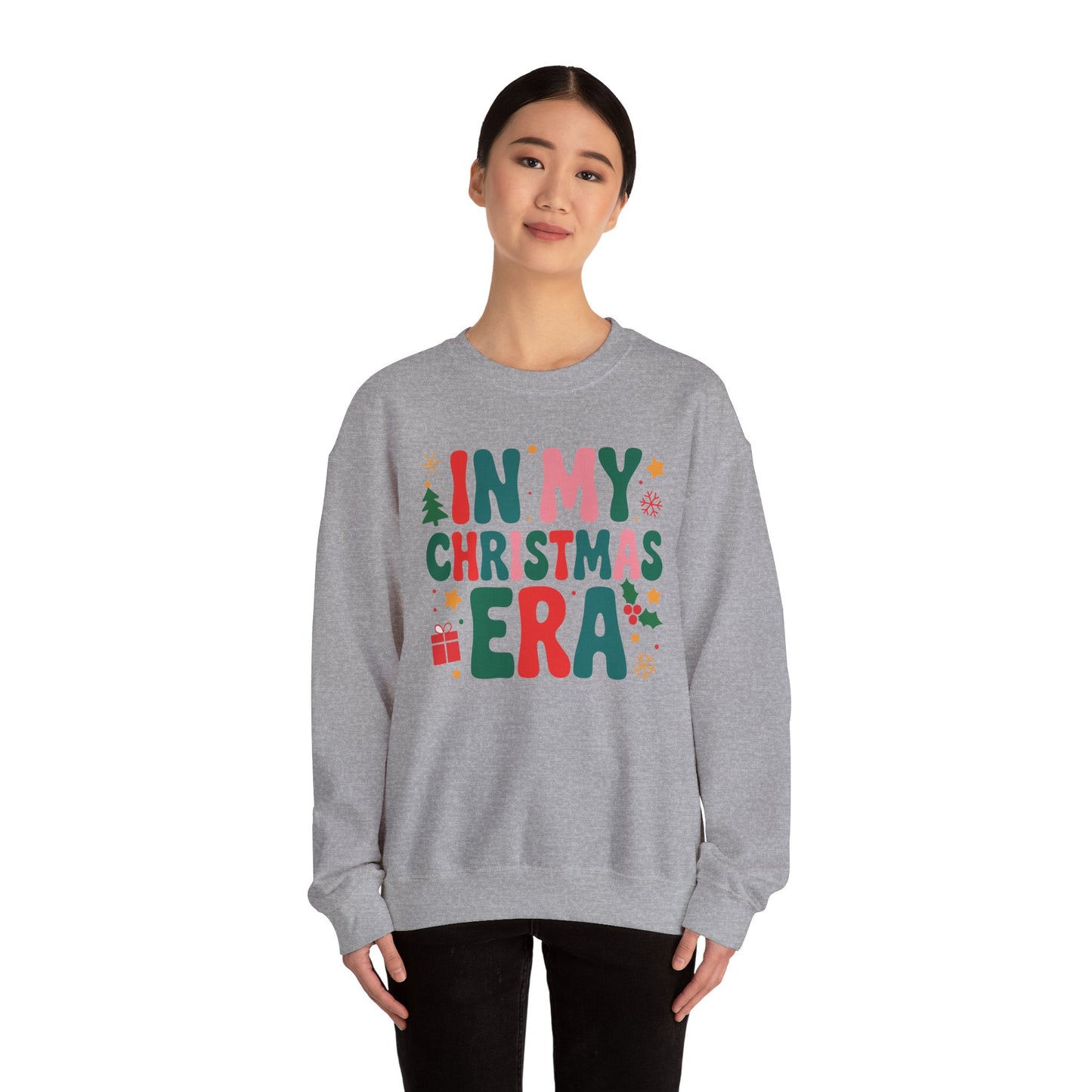In My Christmas Era Cute Groovy Christmas Holiday Xmas Sweatshirt