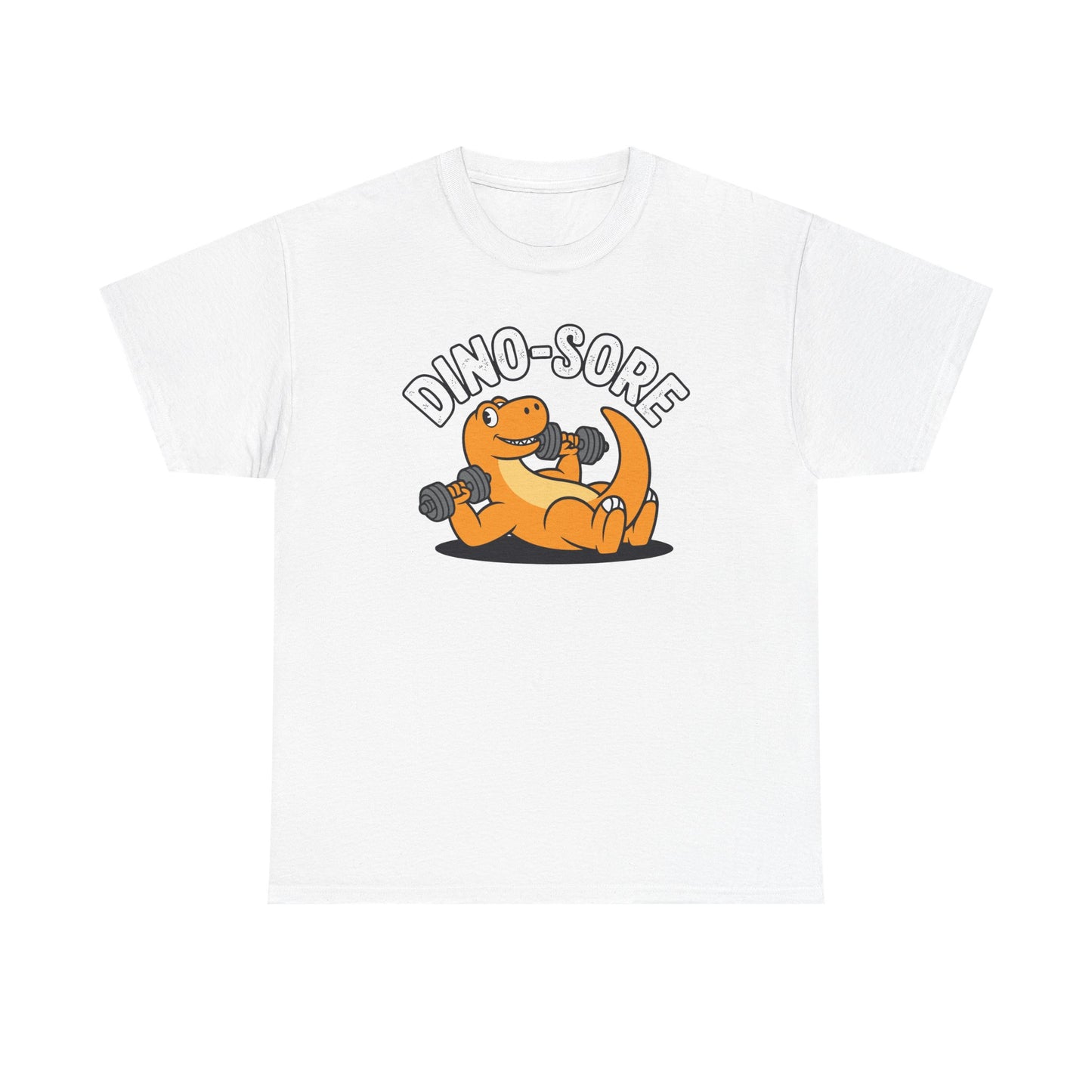 Gym Workout Dino Sore Exercise Fitness Boys Women Men T-Shirt