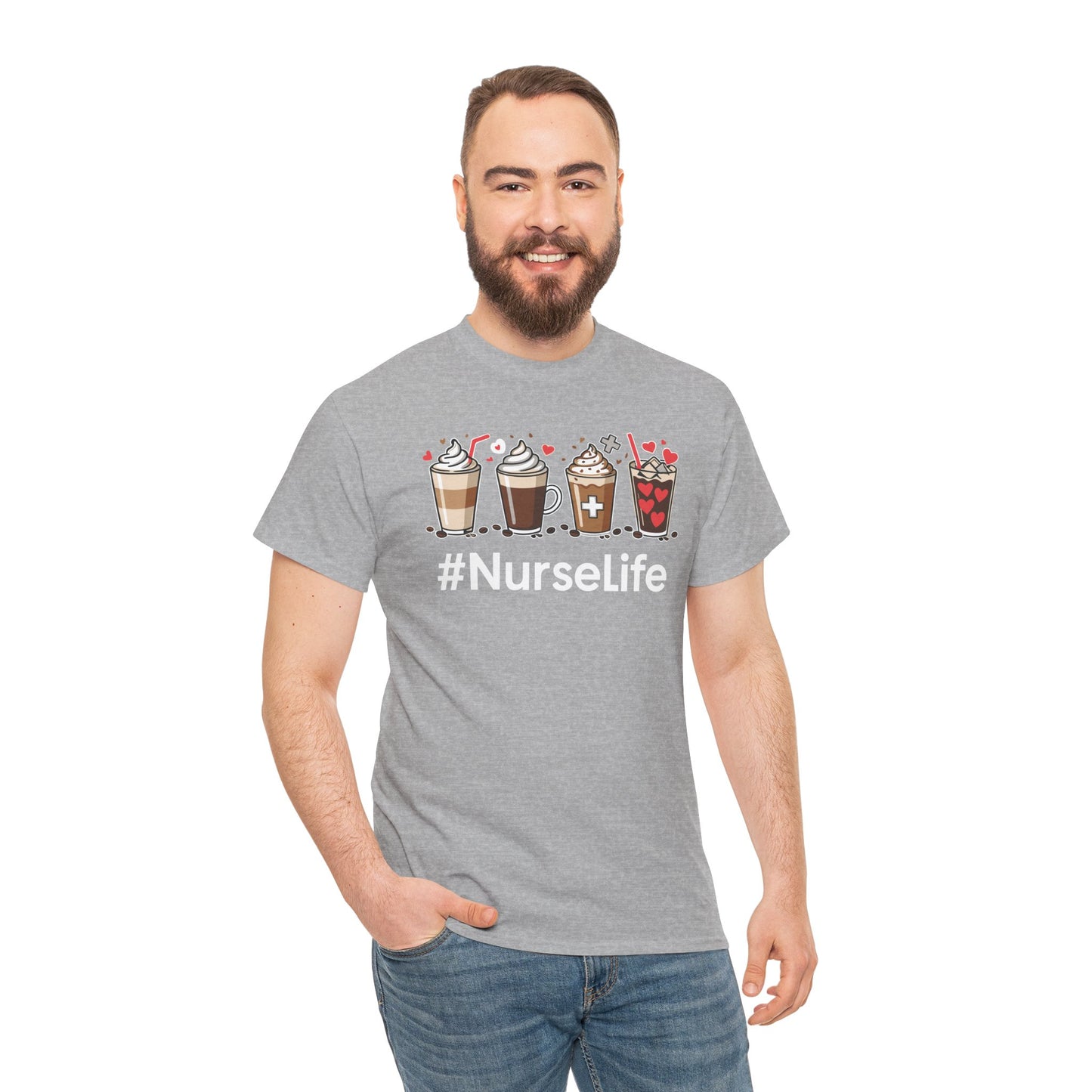 Nurse Life Funny Coffee Nurses Fuel Registered Nurse Medical T-Shirt
