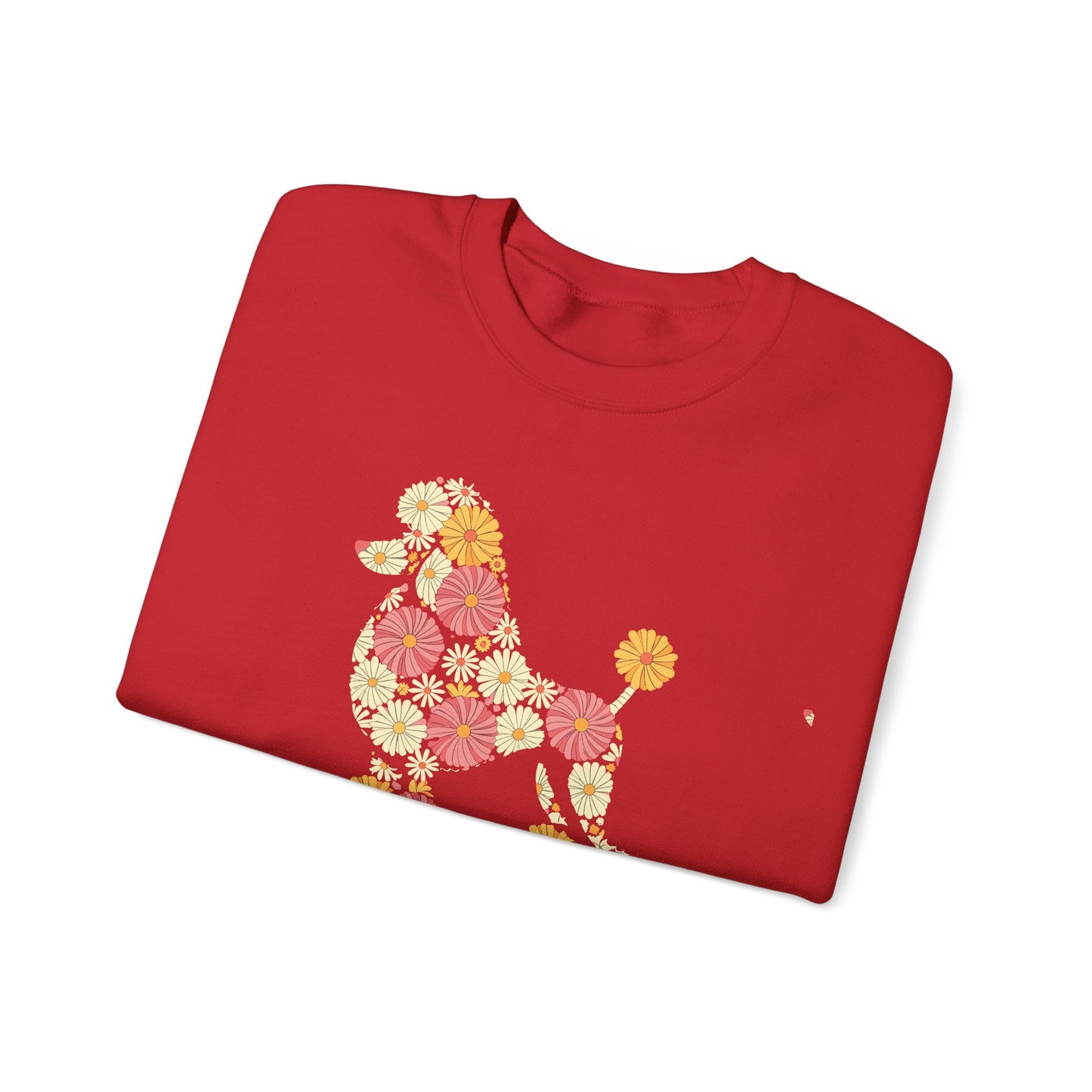 Funny Floral Flower Poodle Mom Grandma Womens Mothers Day Sweatshirt