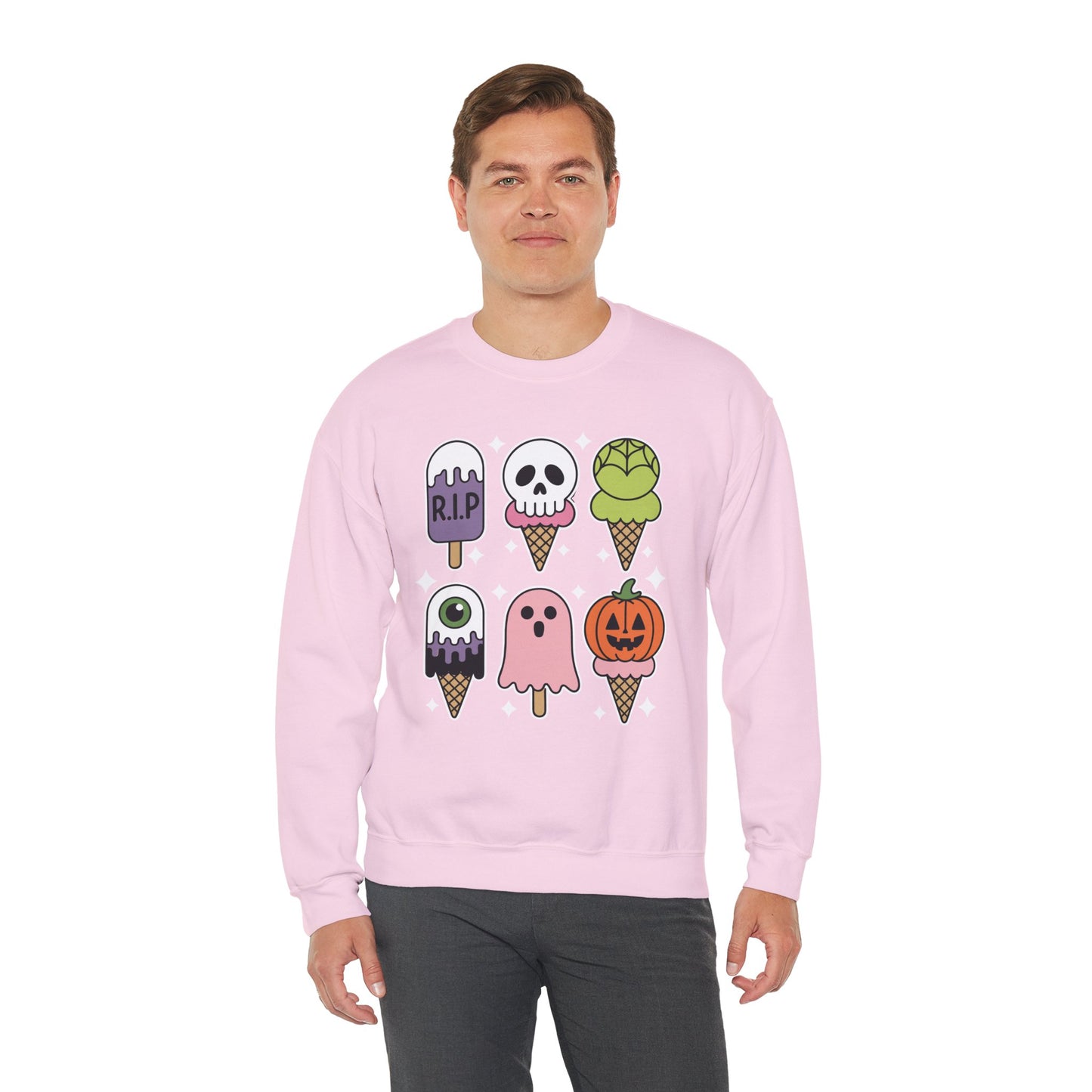 Horror Movie Summer Popsicle Halloween Ice Cream Summer-ween Sweatshirt for Men Women
