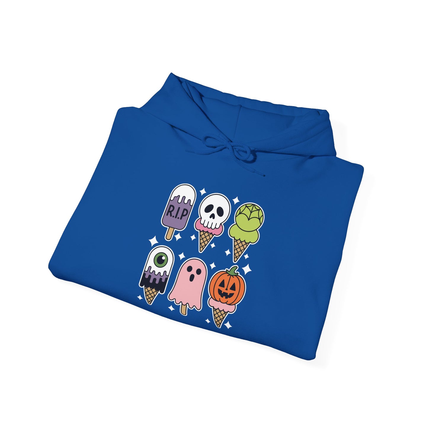 Horror Movie Summer Popsicle Halloween Ice Cream Summer-ween Hoodie for Men Women