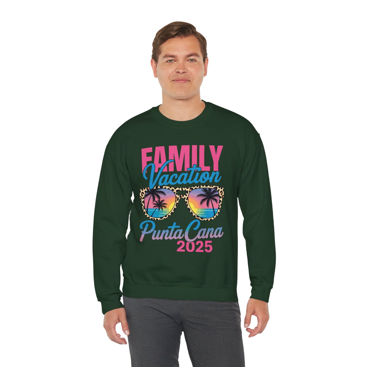 Family Vacation Punta Cana 2025 Matching Holiday Summer Sweatshirt