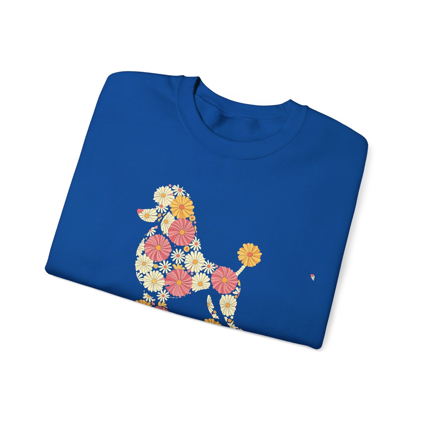 Funny Floral Flower Poodle Mom Grandma Womens Mothers Day Sweatshirt