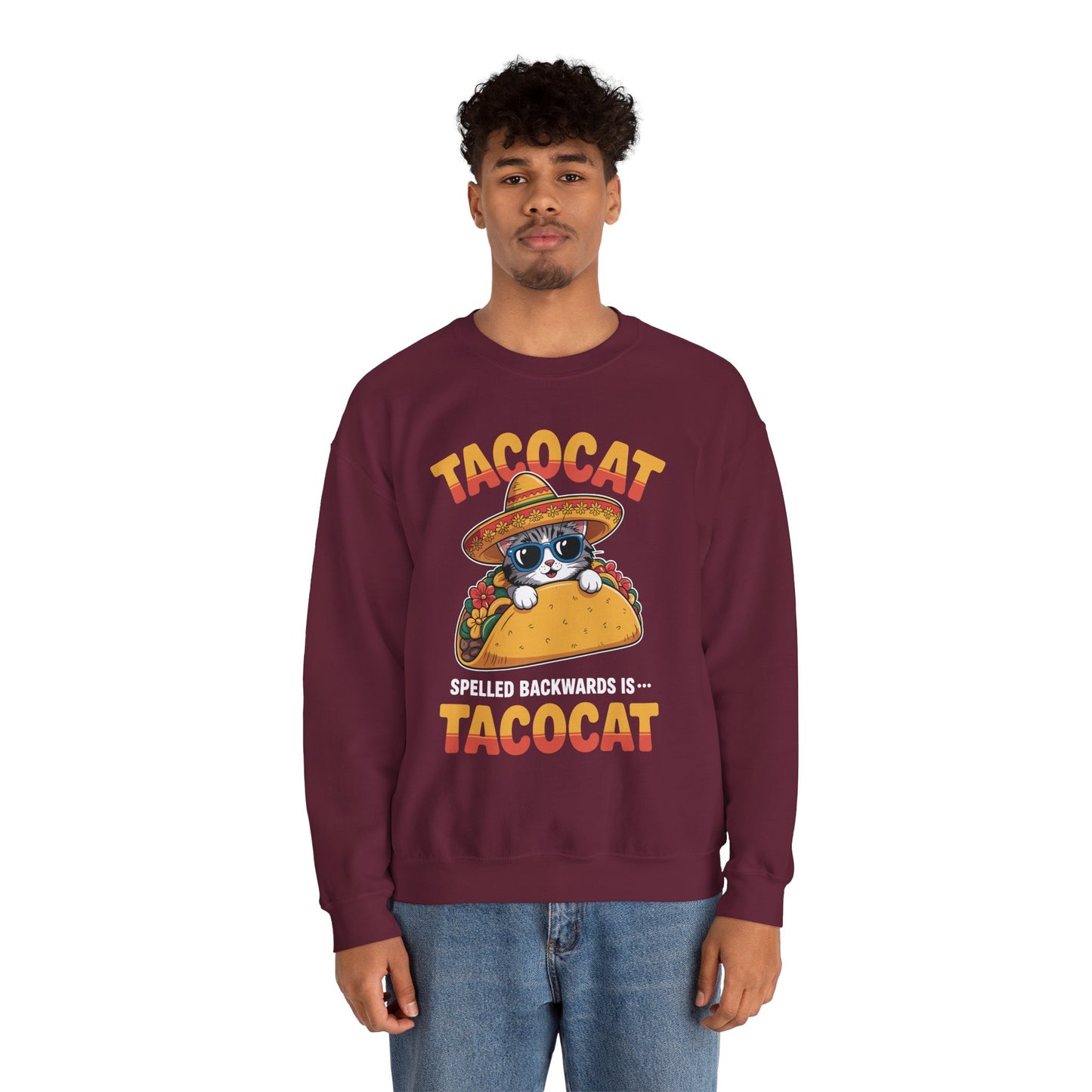 Tacocat Spelled Backwards Taco Cat Cinco De Mayo T-Shirt Men Women