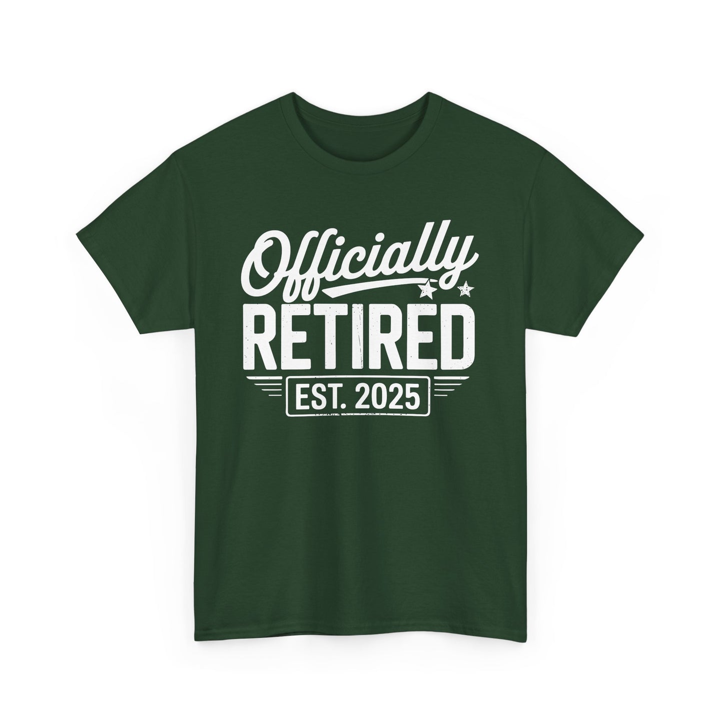 Funny Retirement 2025 Officially Retired Vintage Humor T-Shirt