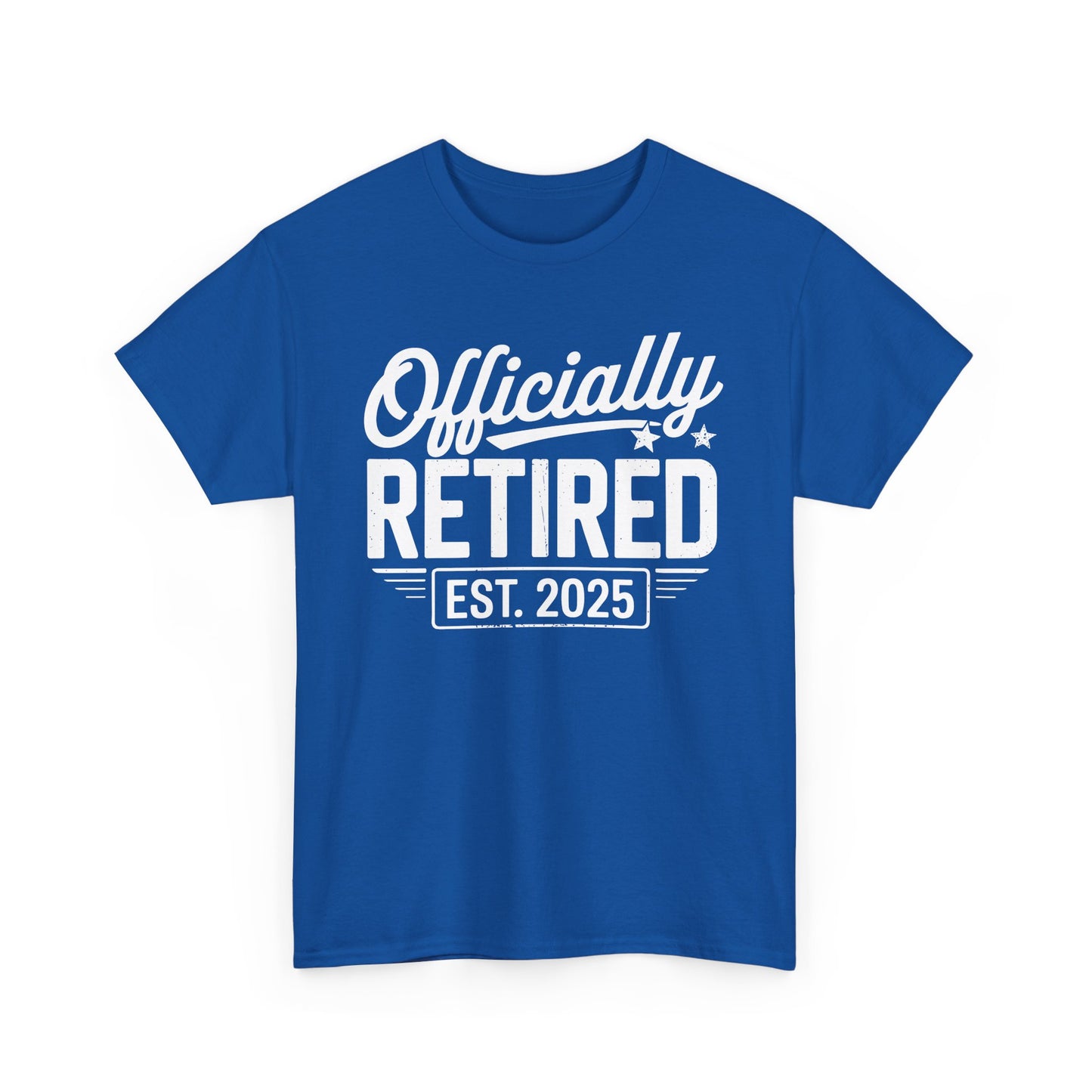Funny Retirement 2025 Officially Retired Vintage Humor T-Shirt