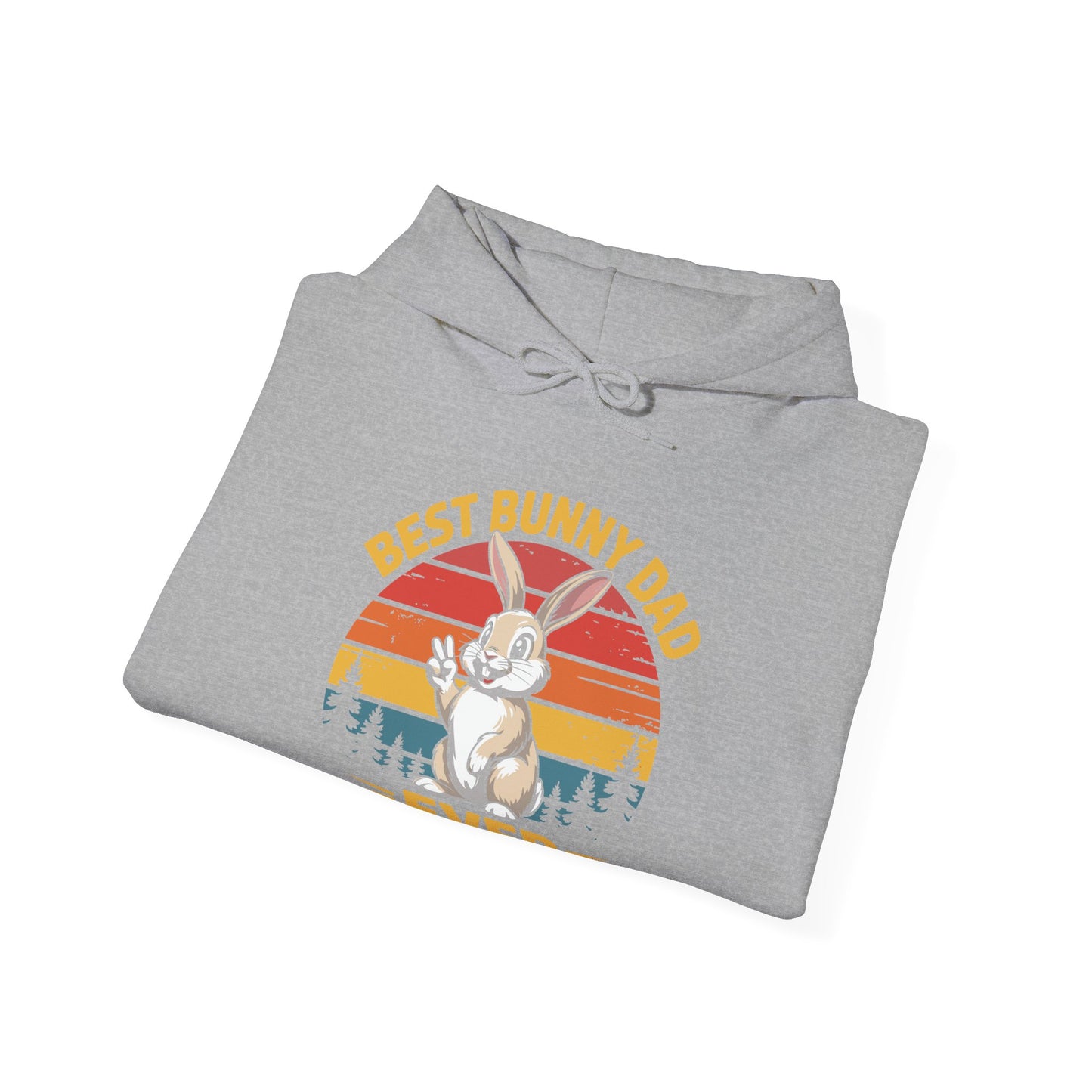 Best Bunny Dad Ever Funny Rabbit Lover Dad Gift Hoodie for Pet Owners