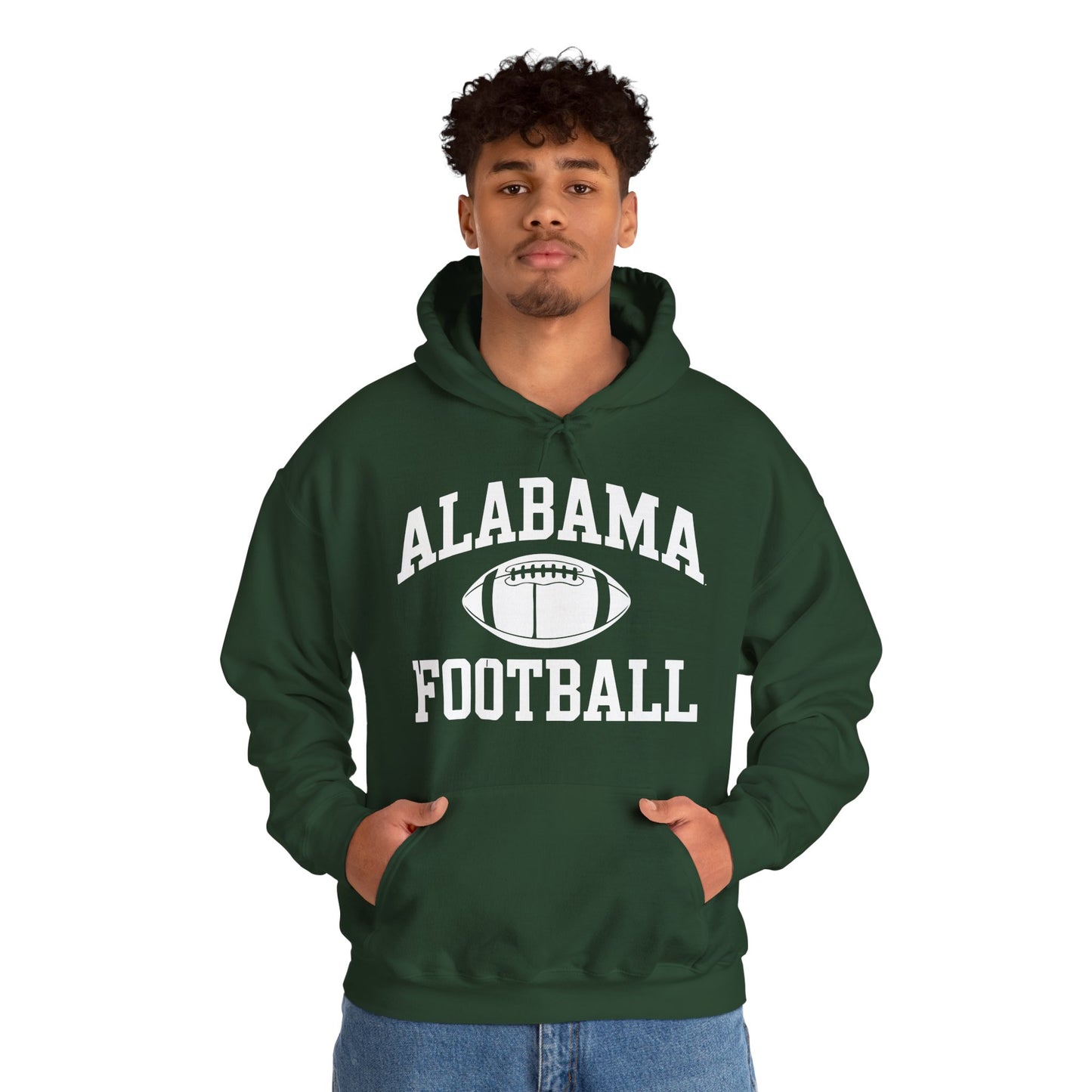 Men's Grey Alabama Football Vintage Distressed Hoodie