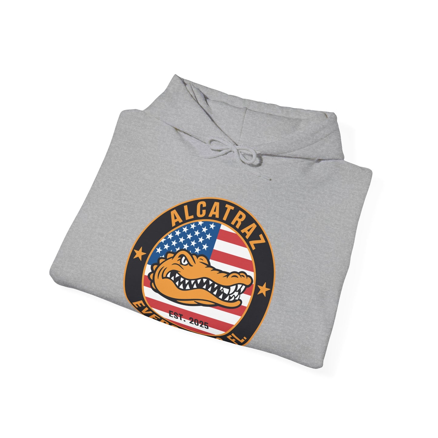 Retro Alcatraz Everglades FL EST 2025 Hoodie