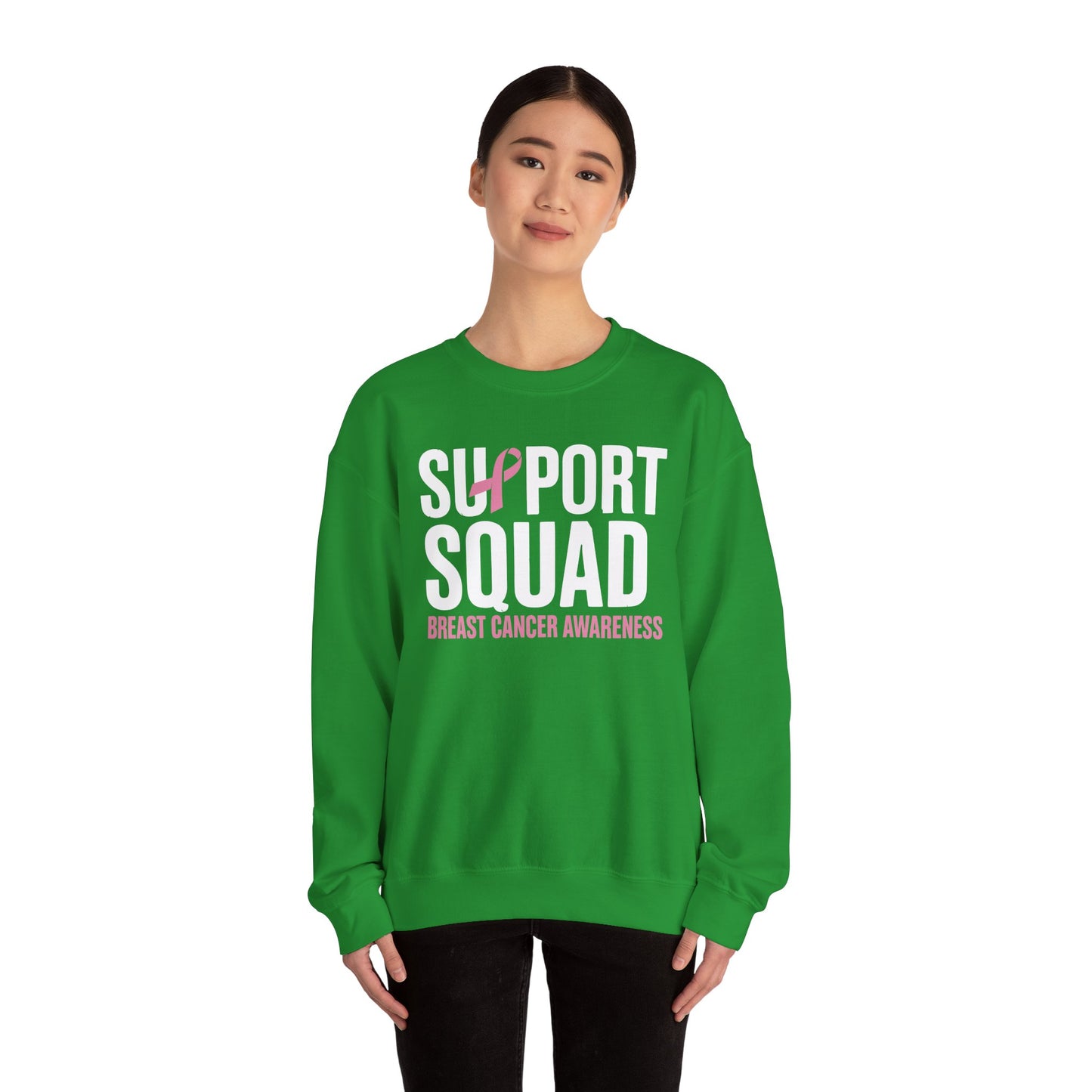 Breast Cancer Shirts Support Squad Breast Cancer Awareness Sweatshirt