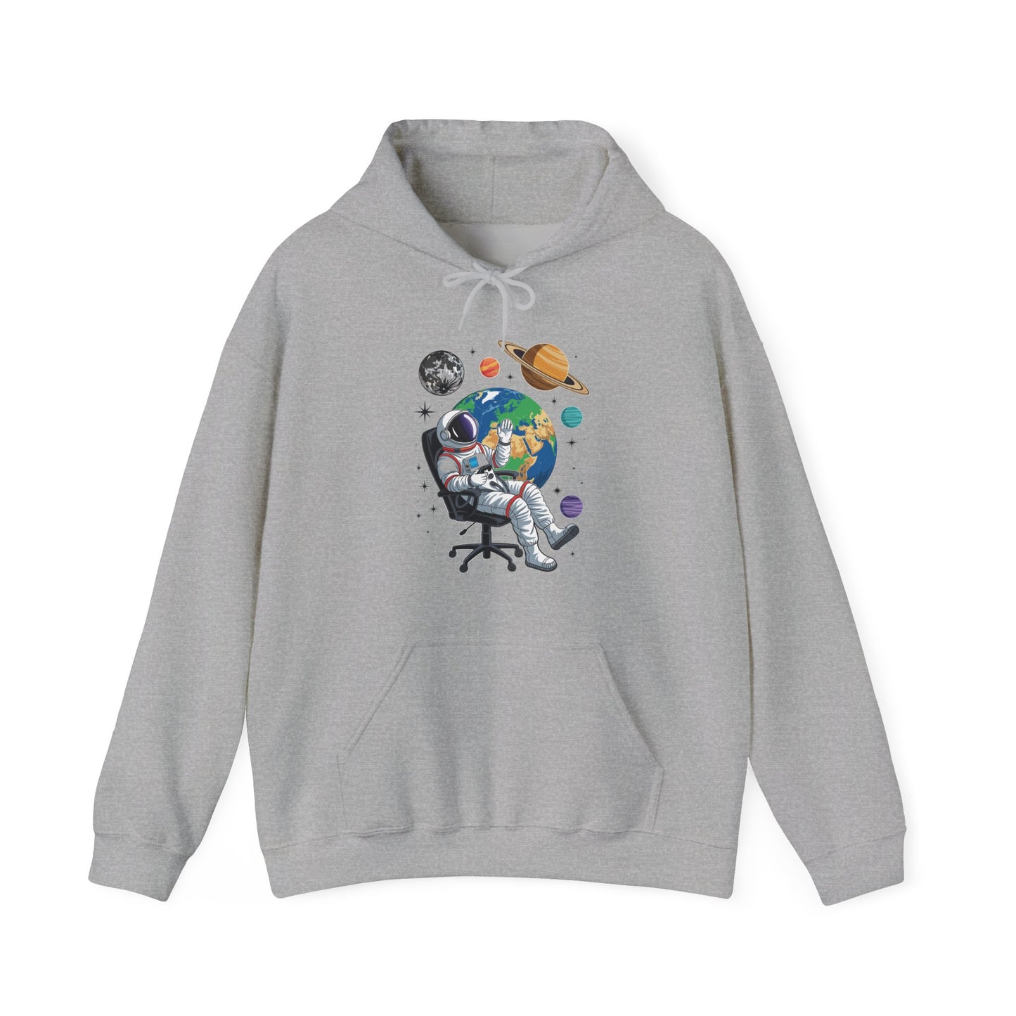Astronaut Gamer Space Gaming System Planets Hoodie