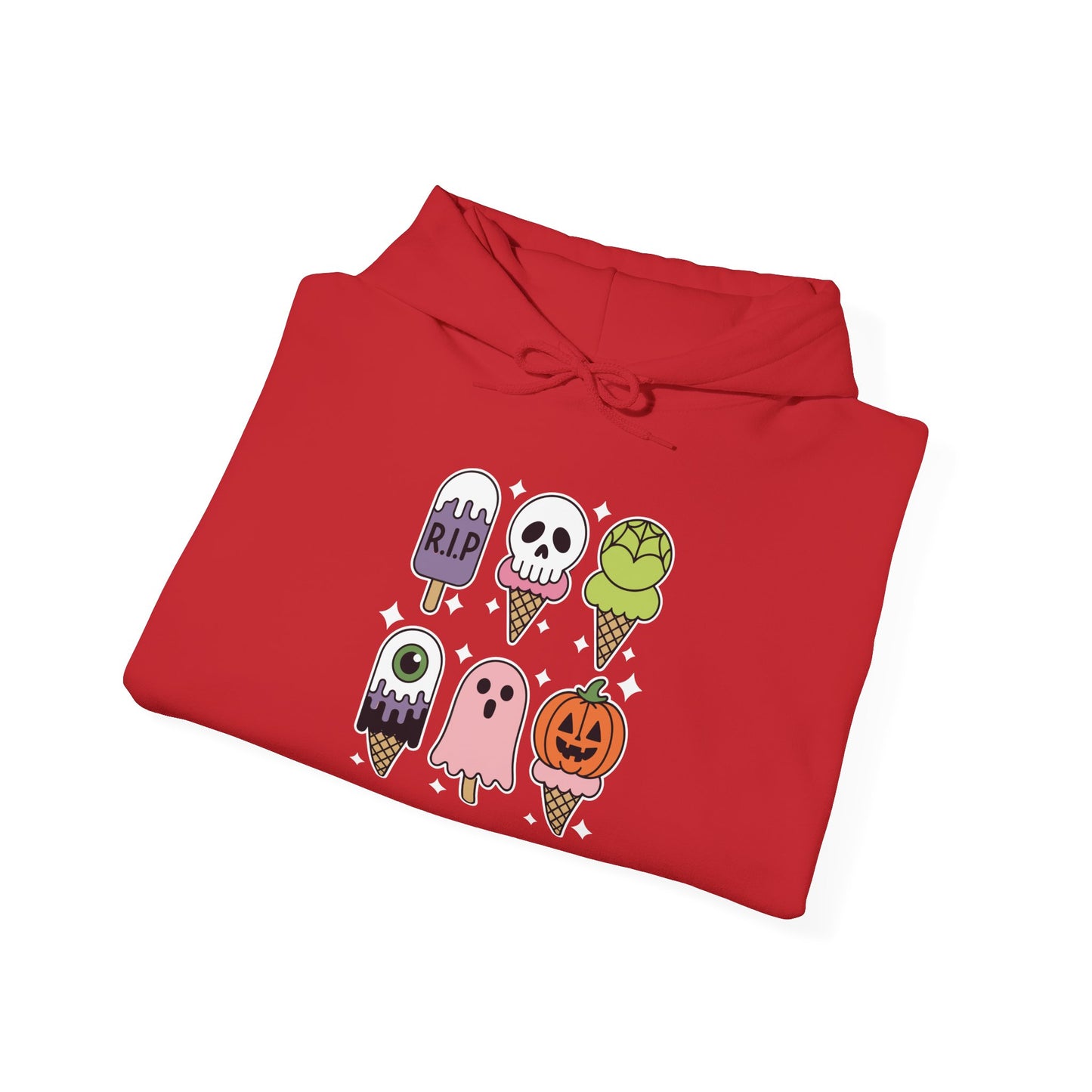 Horror Movie Summer Popsicle Halloween Ice Cream Summer-ween Hoodie for Men Women