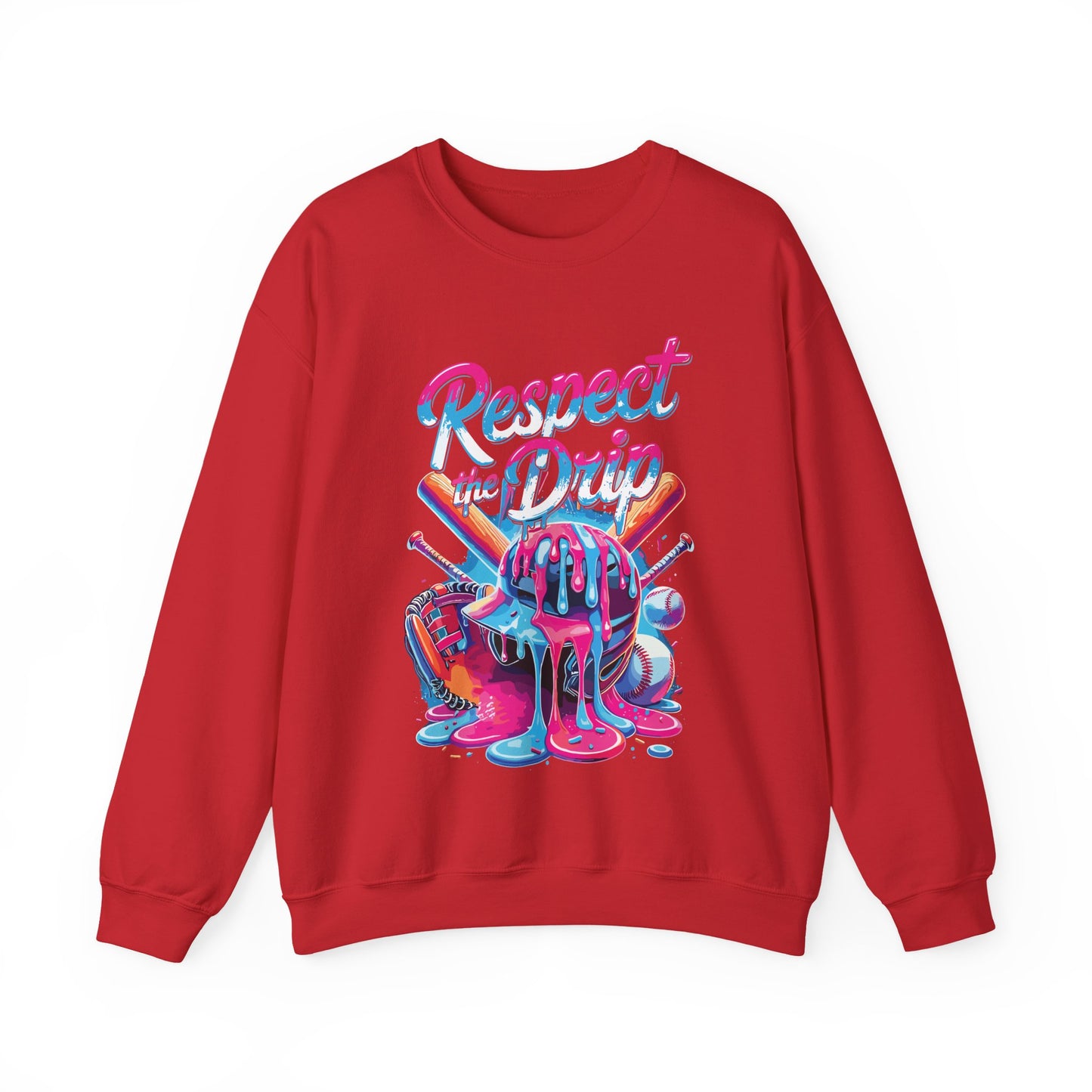 Baseball Drip For Boys Ice Cream Respect The Drip Baseball Sweatshirt