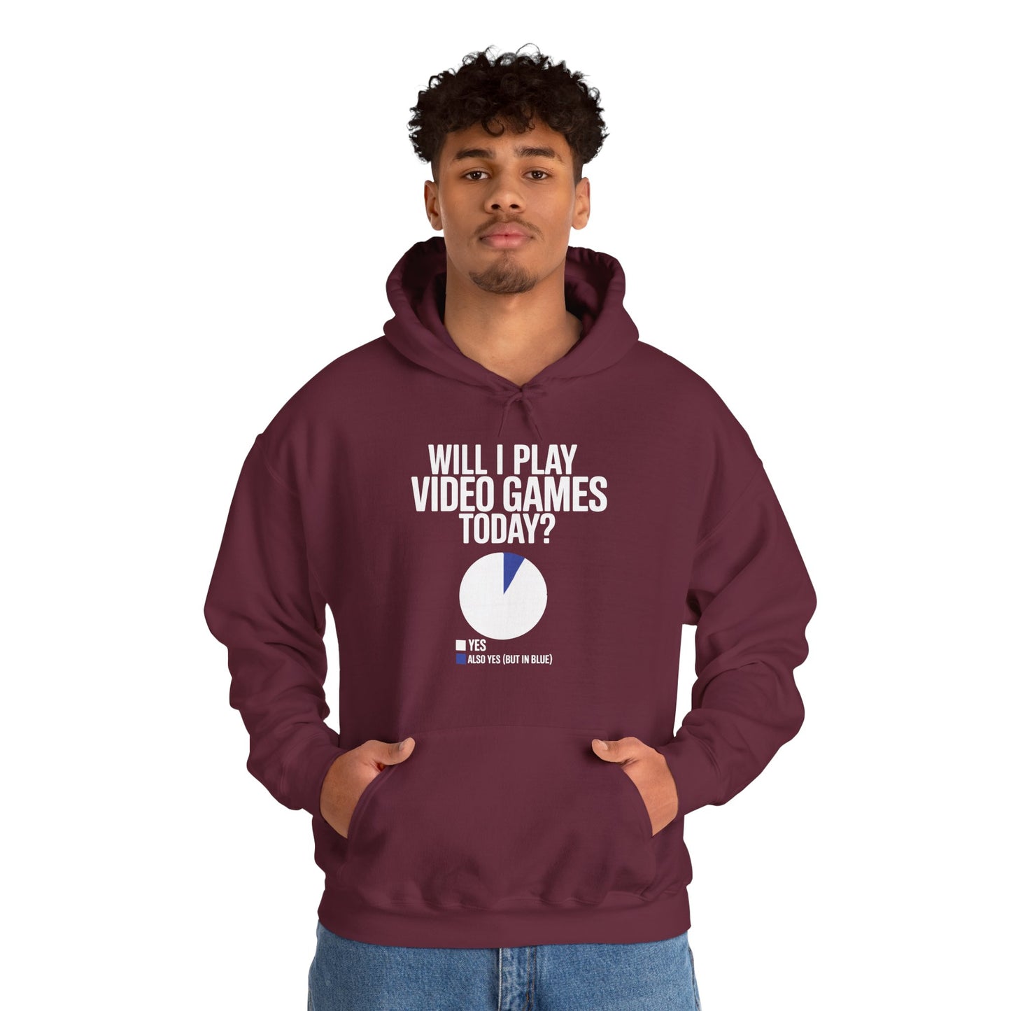 Funny Will I play Video Games today Gamer Gaming Hoodie