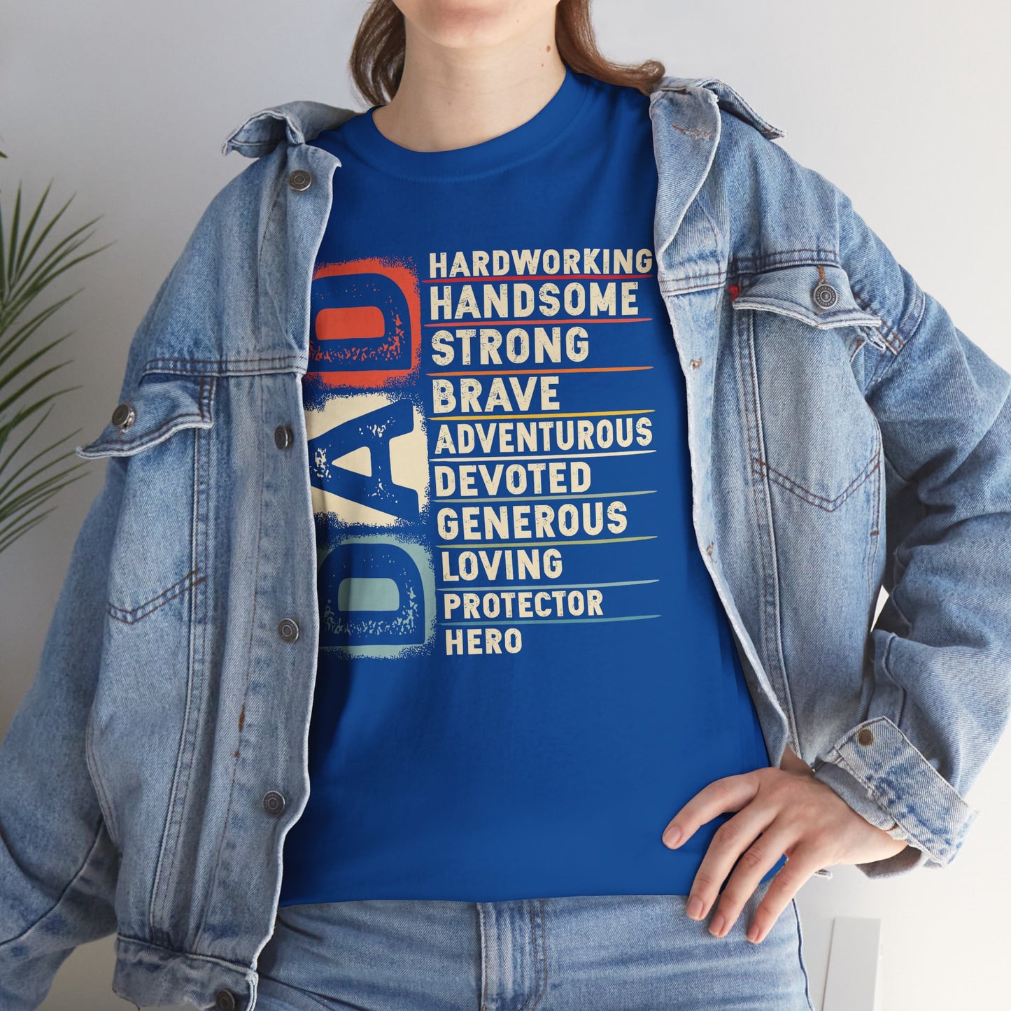 Vintage Funny Definition of Dad Retro Meme Joke Father's Day T-Shirt