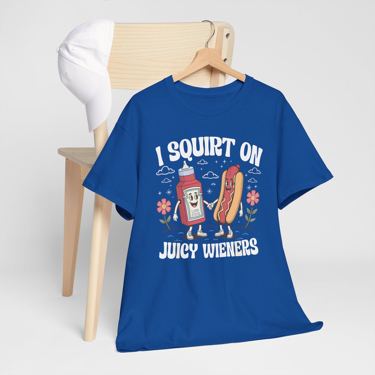 Its A Bad Day To Be A Hot Dog Funny meme Hotdog usa flag Men Women T-Shirt