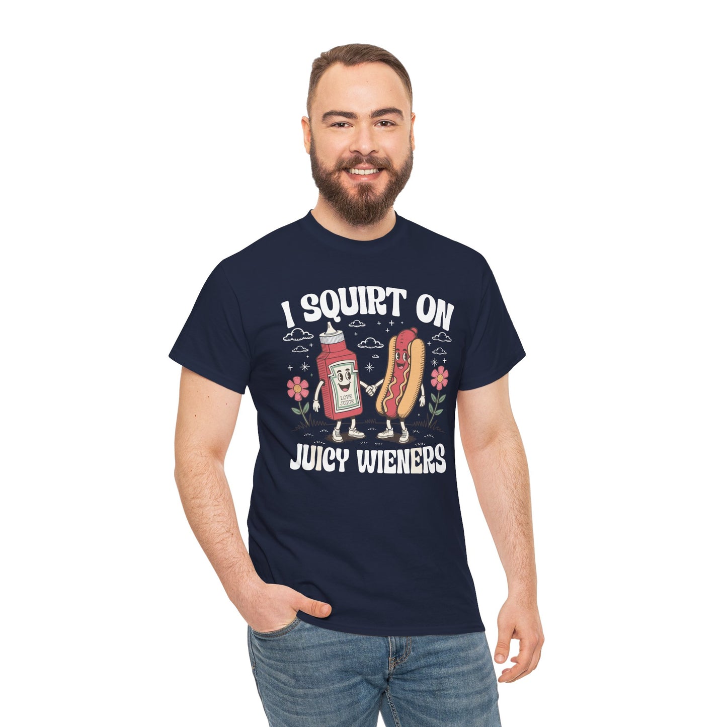 Its A Bad Day To Be A Hot Dog Funny meme Hotdog usa flag Men Women T-Shirt