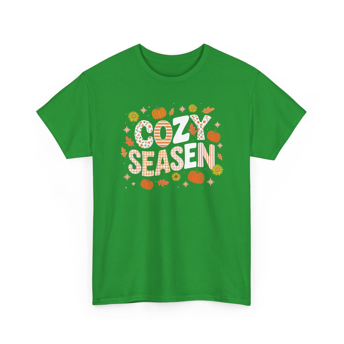 Cozy Season Autumn Fall Vibes Halloween Thanksgiving Pumpkin T-Shirt