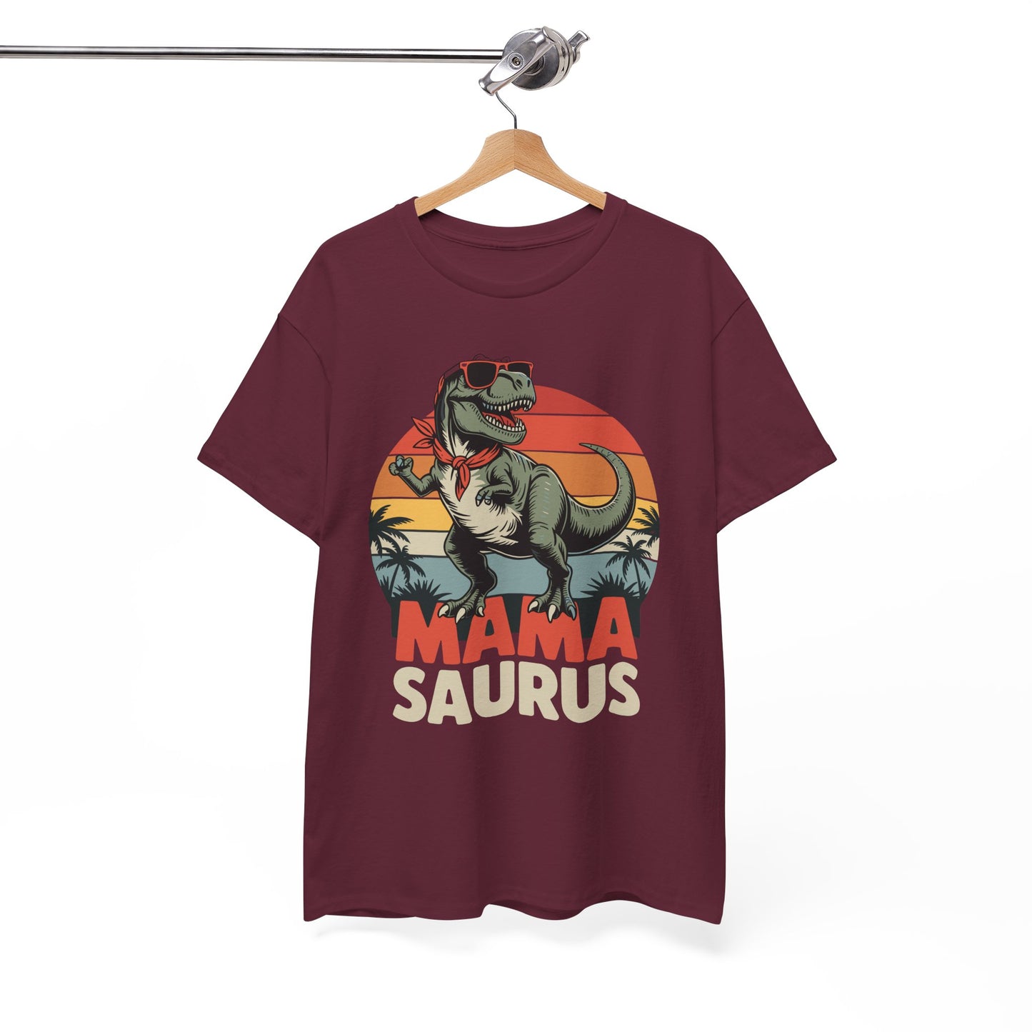 Mamasaurus T Rex Dinosaur Mama Saurus Family Matching Women T-Shirts