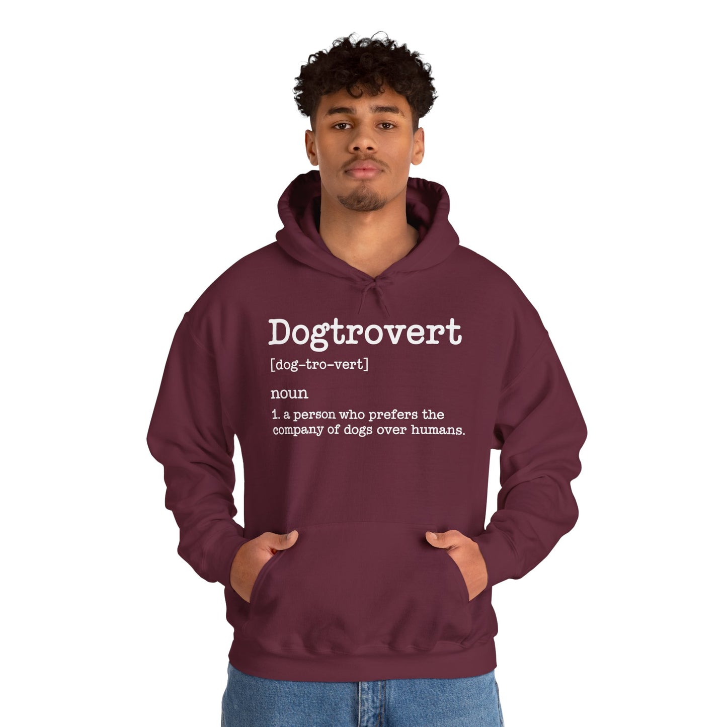 Dogtrovert Definition, Funny Dog Hoodie For Men Women