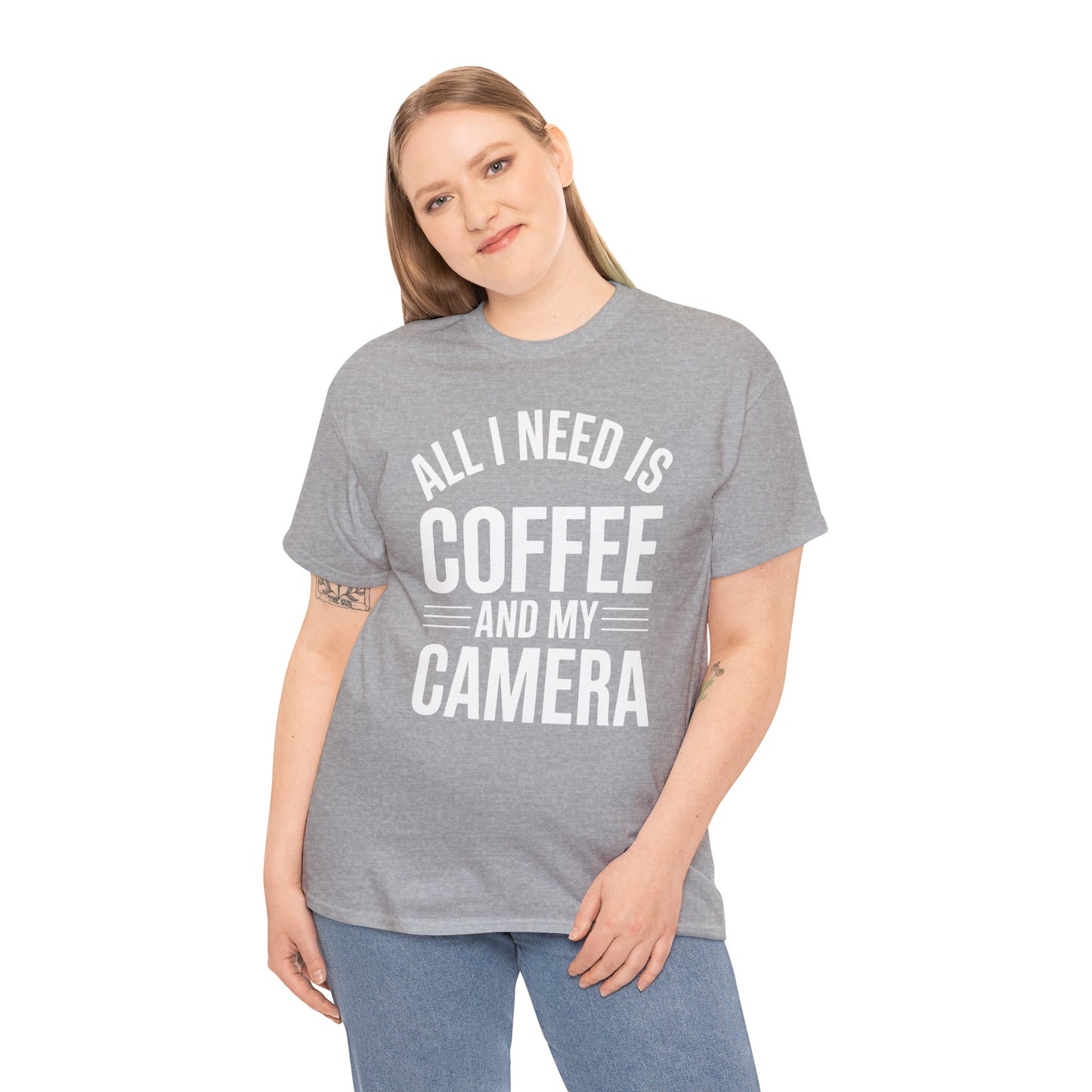 All I Need Is Coffee And My Camera Photography Gift T-Shirt