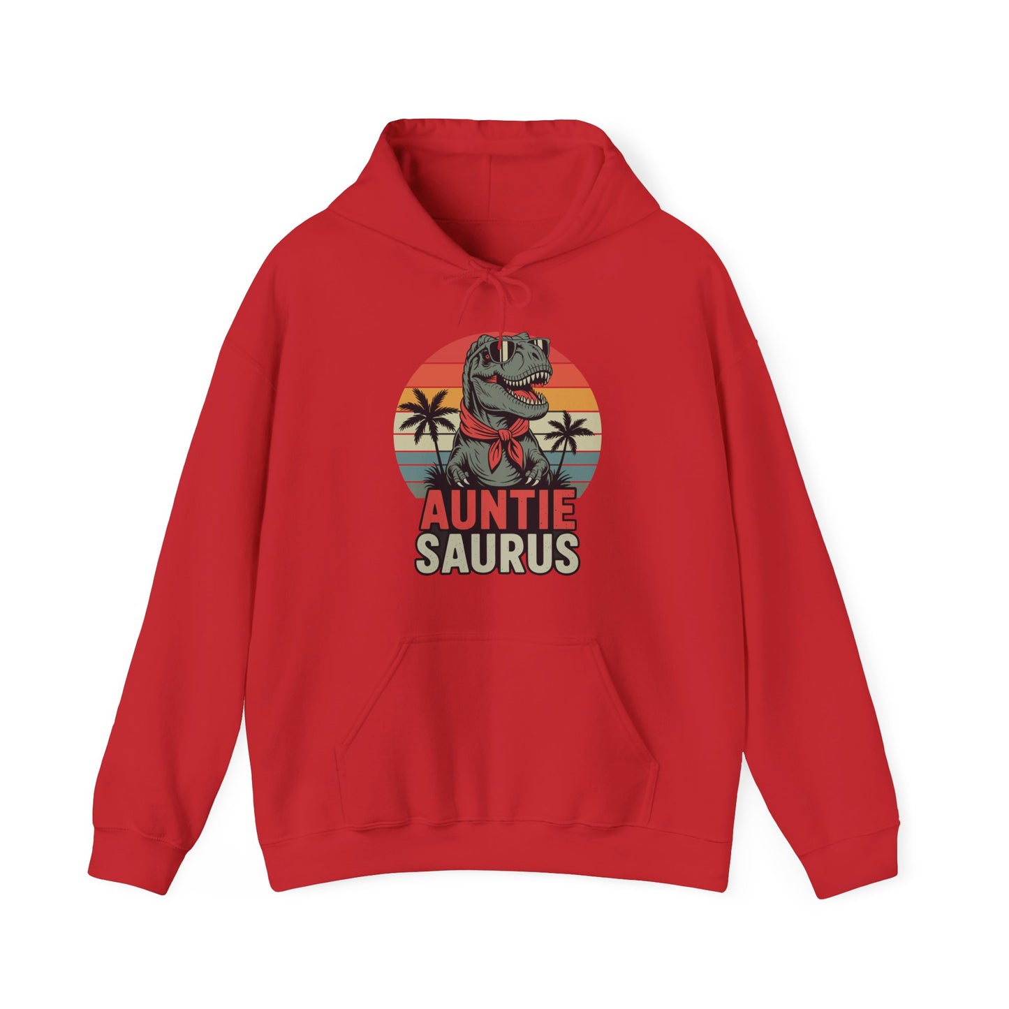 Auntiesaurus T Rex Dinosaur Auntie Saurus Family Matching Hoodie