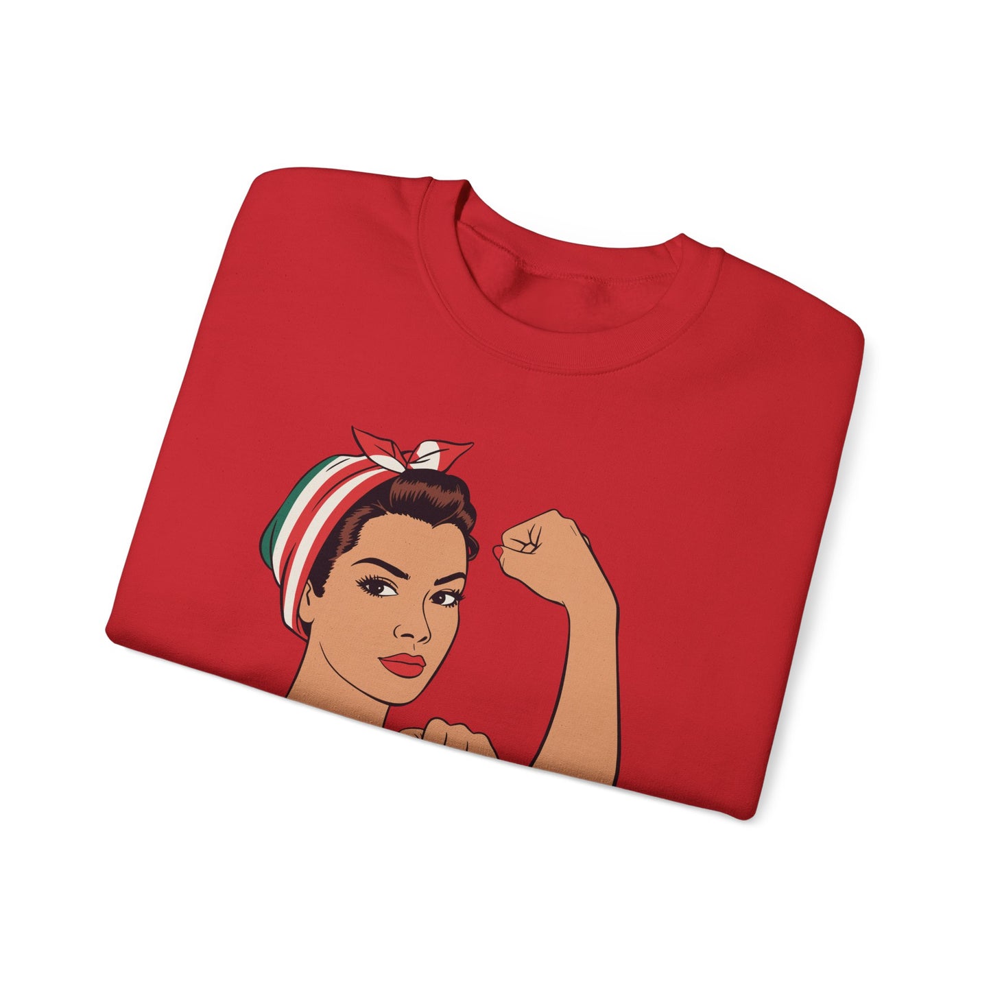 Mexican Girl Mujer Rosie Riveter Cinco De Mayo Fiesta Sweatshirt Women