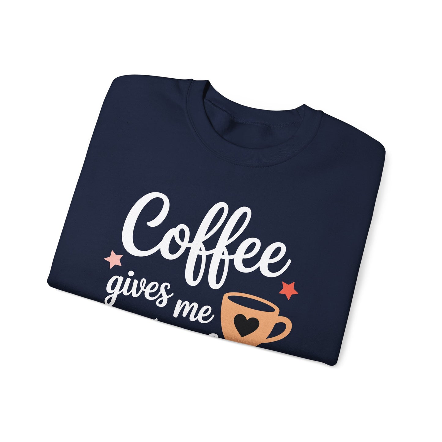 Coffee Gives Me Teacher Powers, Cute Teacher Appreciation Sweatshirt