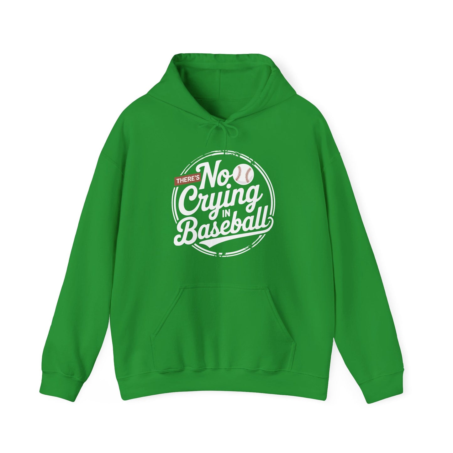 There Is No Crying In Baseball Funny Game Day Baseball Hoodie