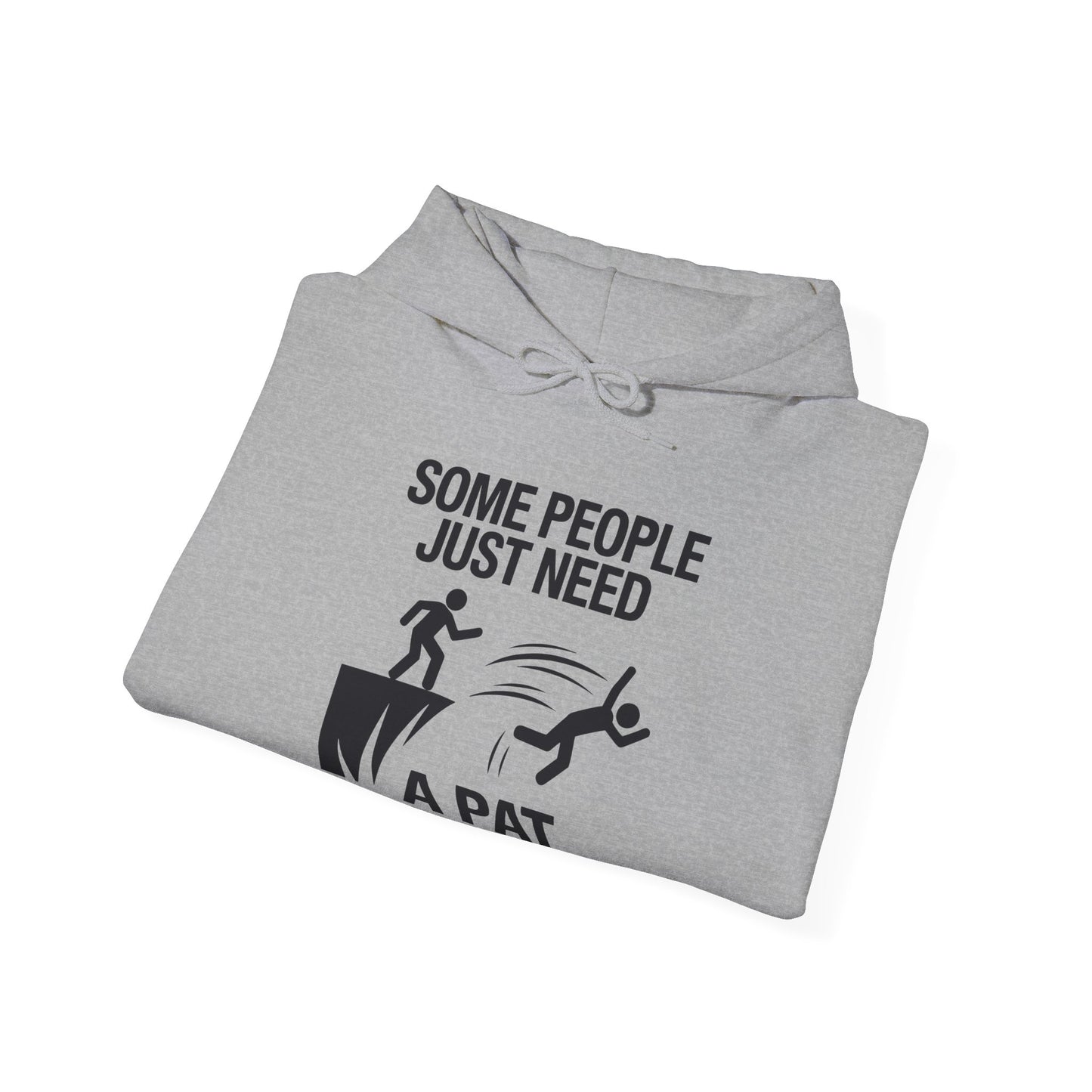 Funny Pat On The Back Adult Sarcastic Design Hoodie
