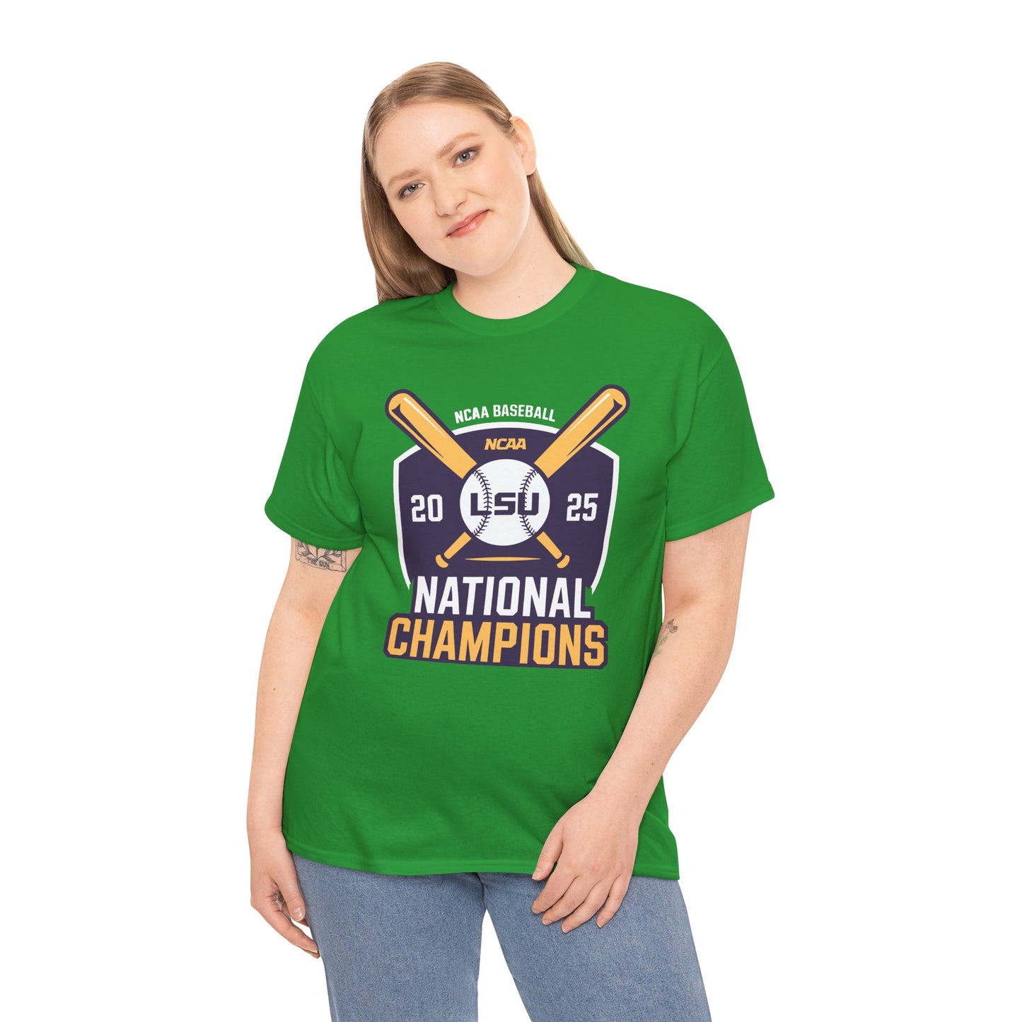 LSU Baseball 2025 National Champions Logo T-Shirt