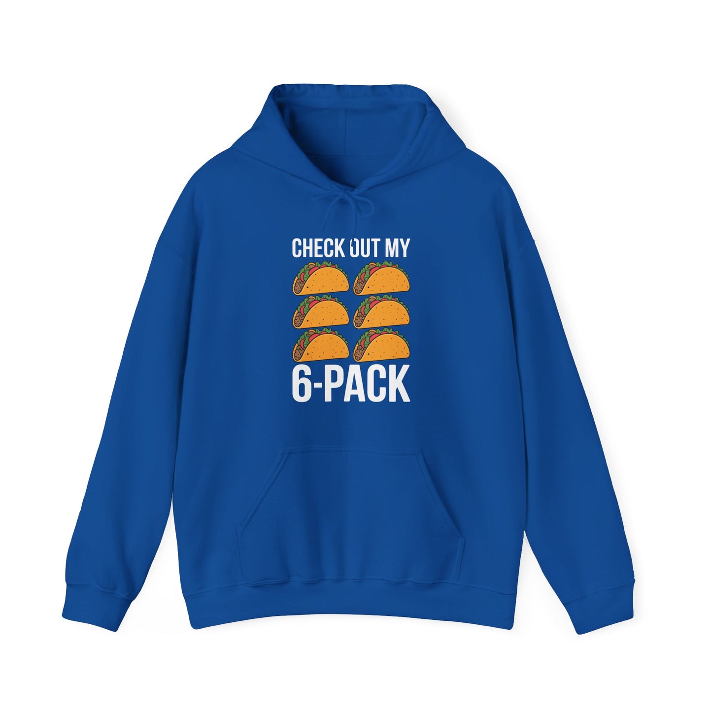 6 Pack Fitness Taco Funny Mexican Gym Top for Taco Lovers Hoodie