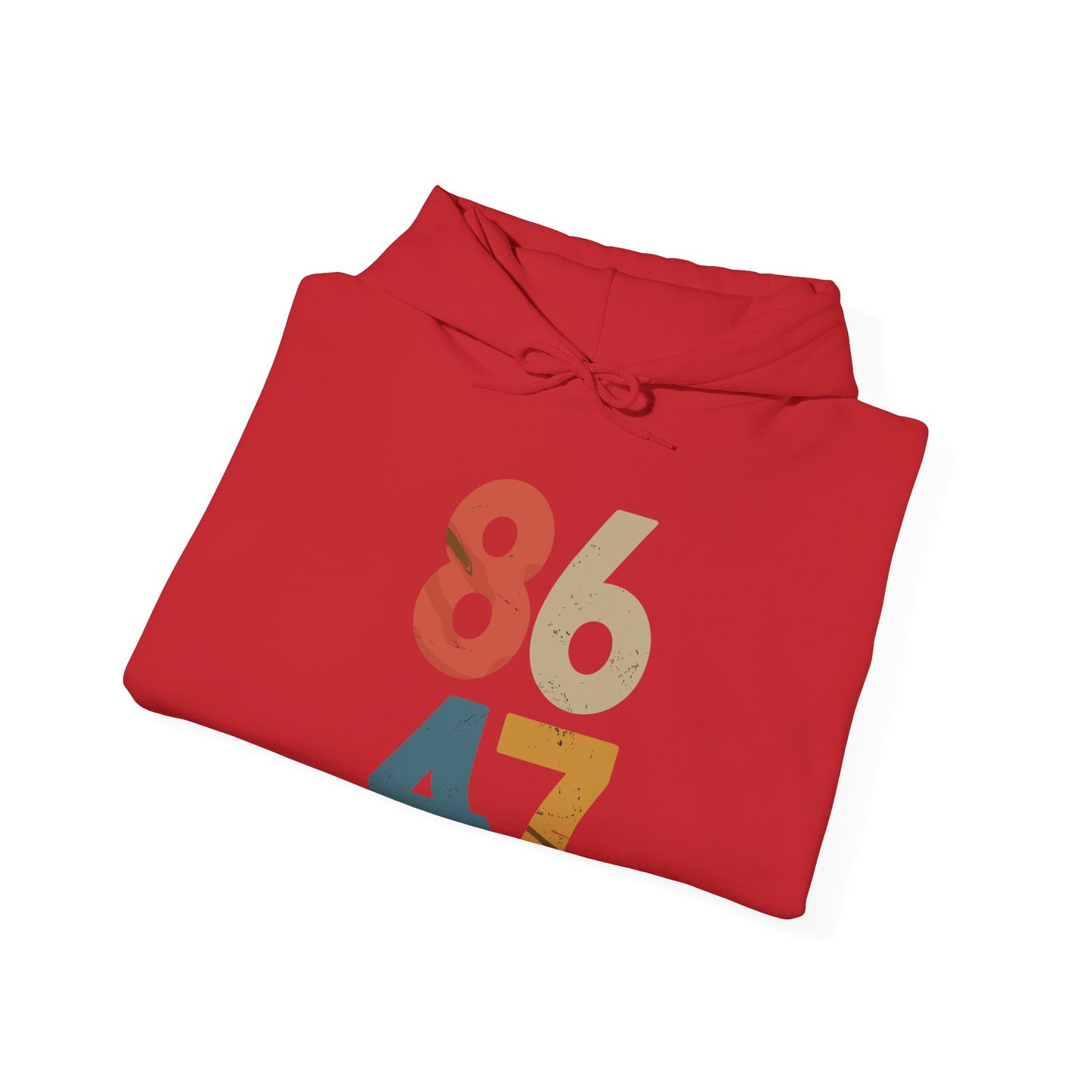Classic Vintage 80s Style 86 47 Anti Trump Hoodie