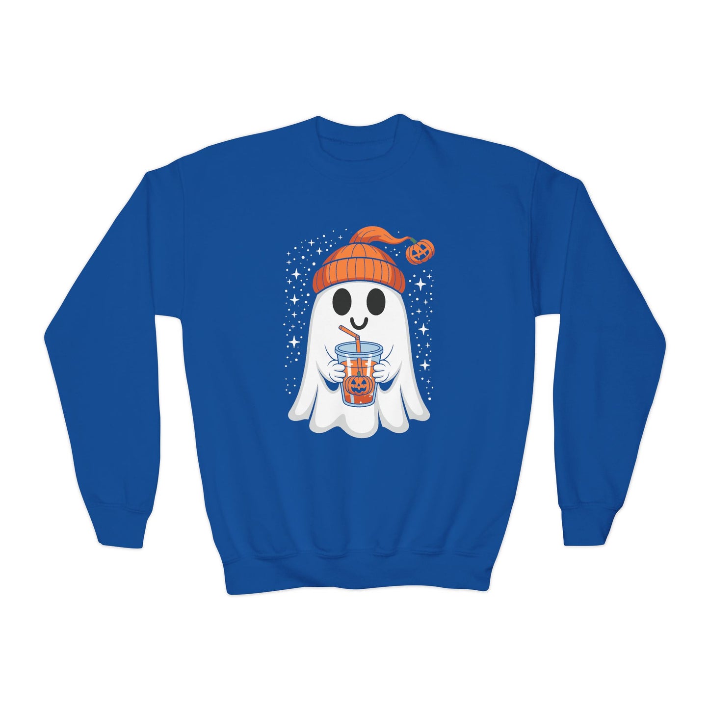 Halloween for Kids Cute Fall Ghost Sweatshirt