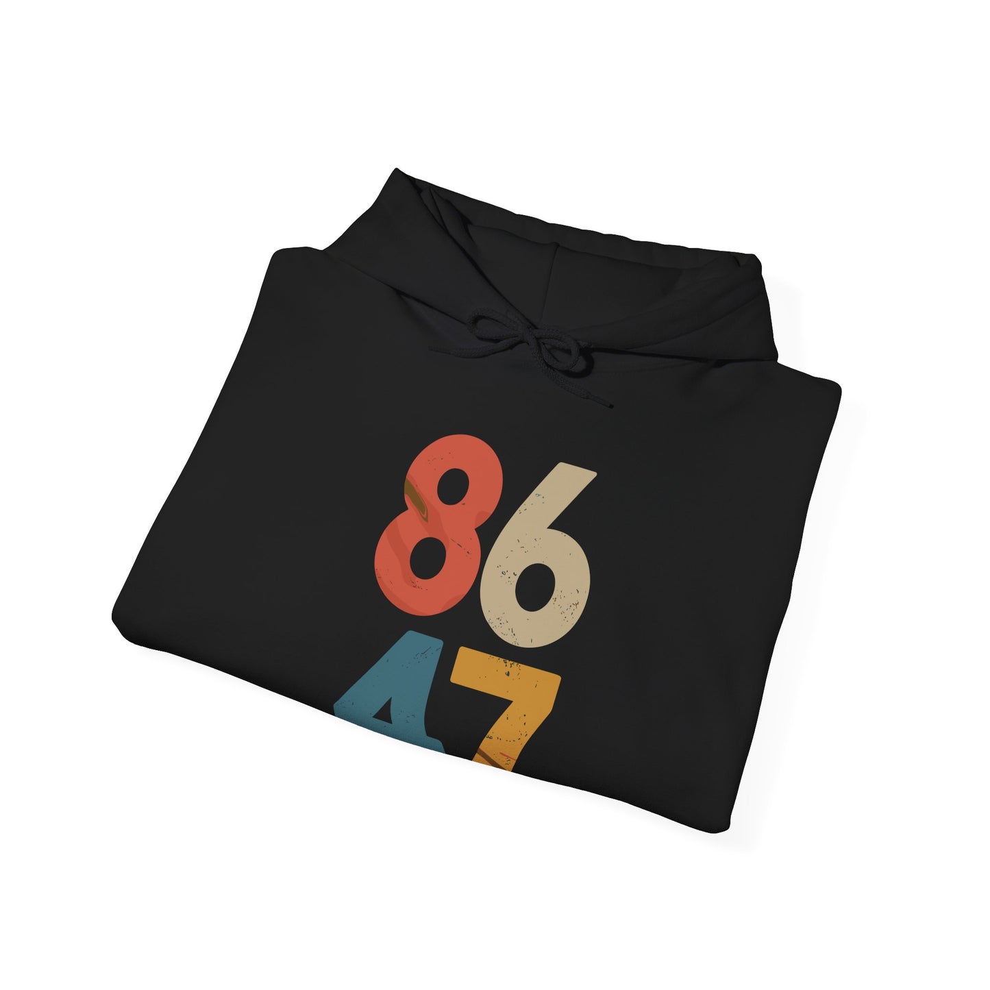 Classic Vintage 80s Style 86 47 Anti Trump Hoodie