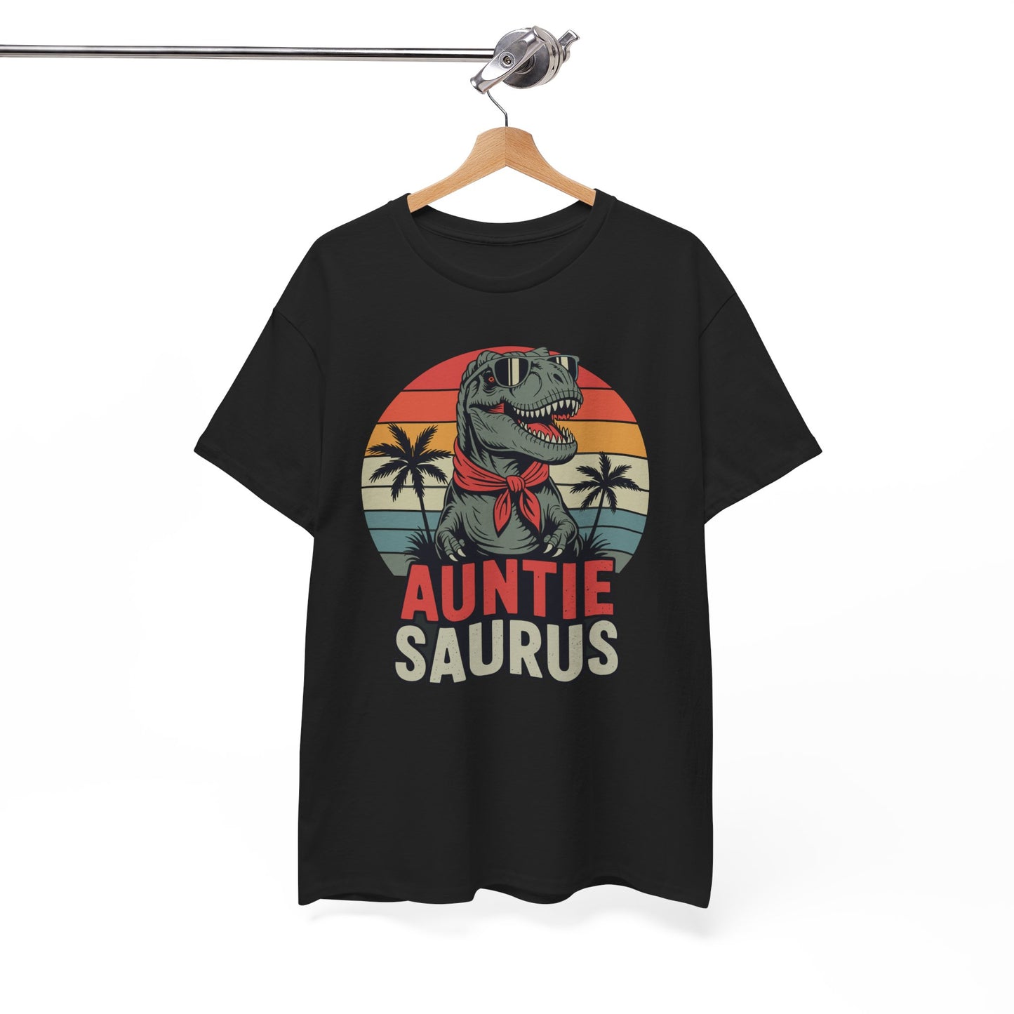 Auntiesaurus T Rex Dinosaur Auntie Saurus Family Matching T-Shirt