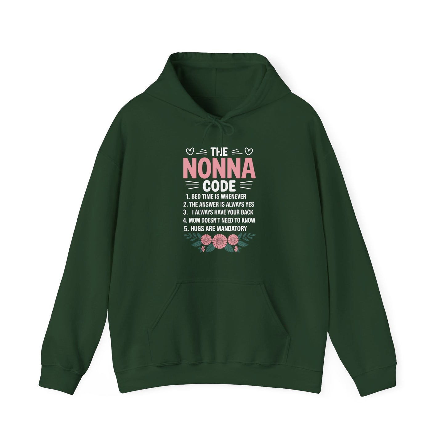 The A Nonna Code Funny Grandma Mothers Day Gifts Hoodie