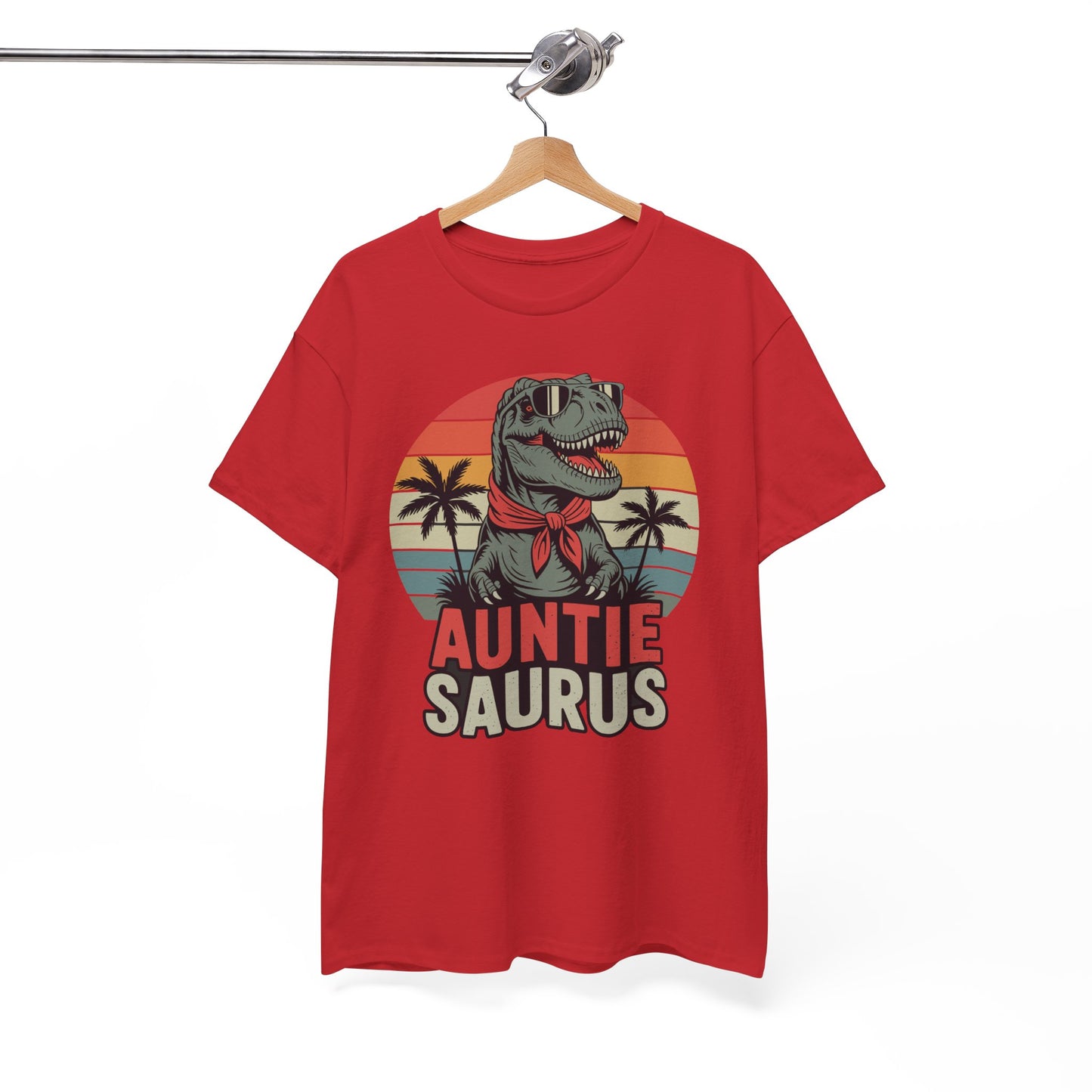 Auntiesaurus T Rex Dinosaur Auntie Saurus Family Matching T-Shirt