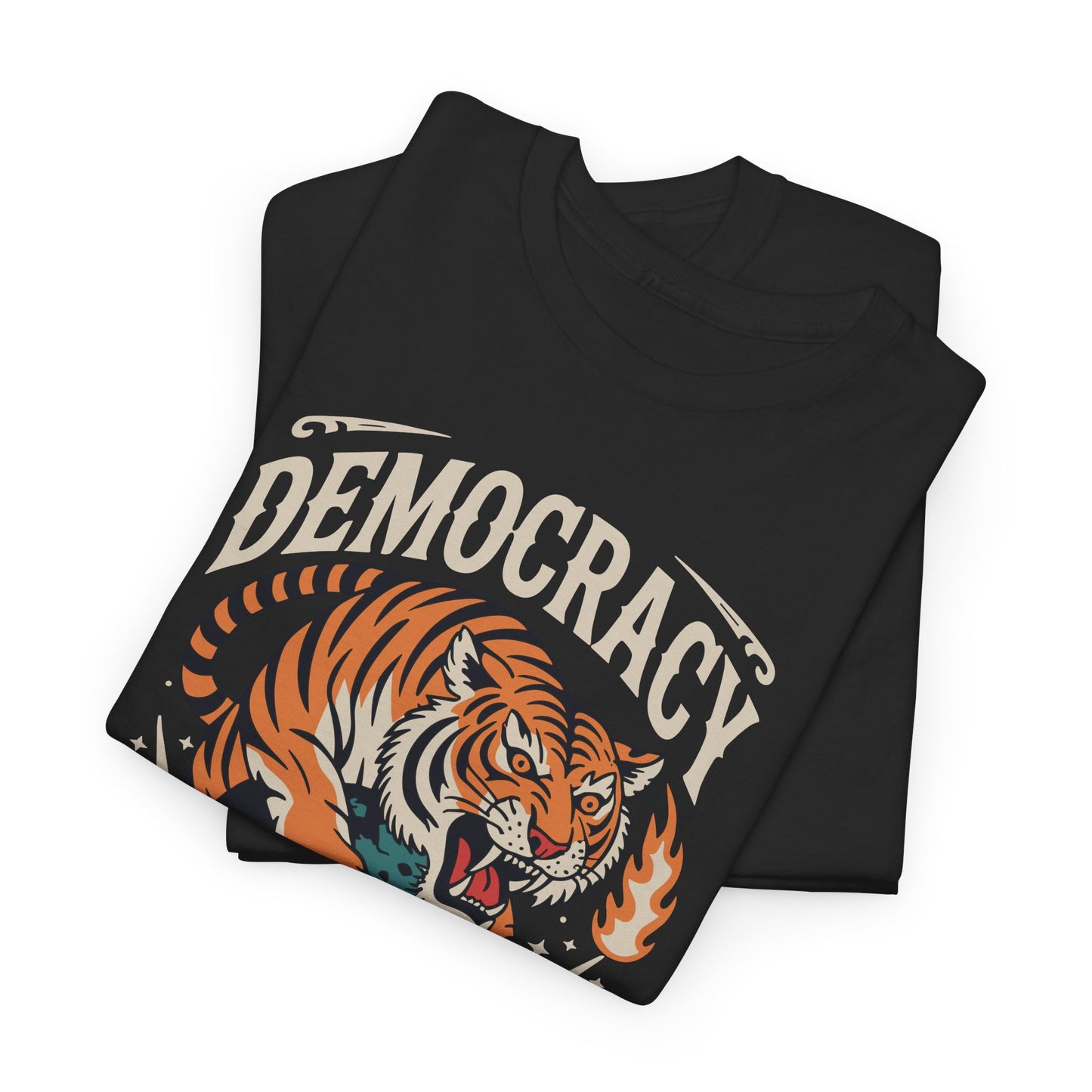 Democracy Has No King 8647 Anti Trump America Social Justice T-Shirt