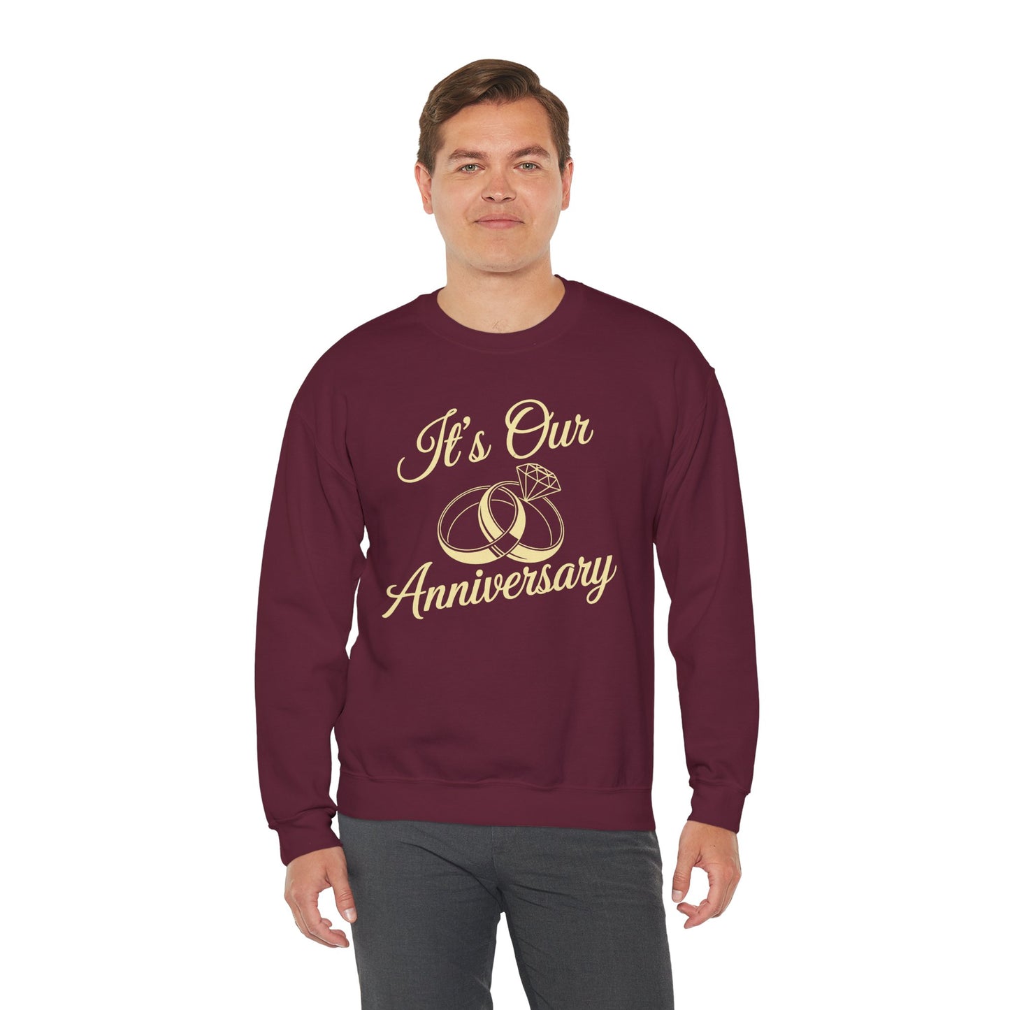 It's Our Anniversary Shirts for Married Couples Husband Wife Sweatshirt