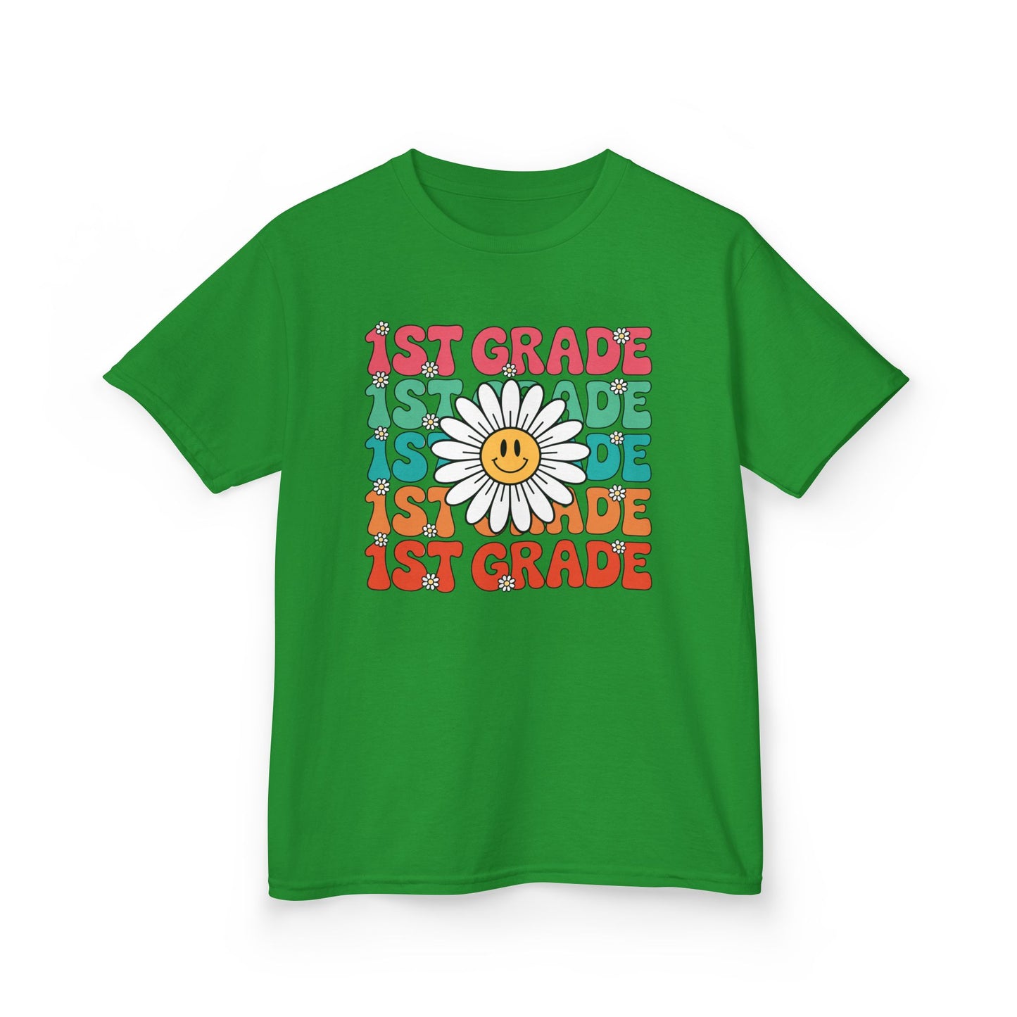 Groovy 1st Grade Back To School First Day of First Grade T-Shirt