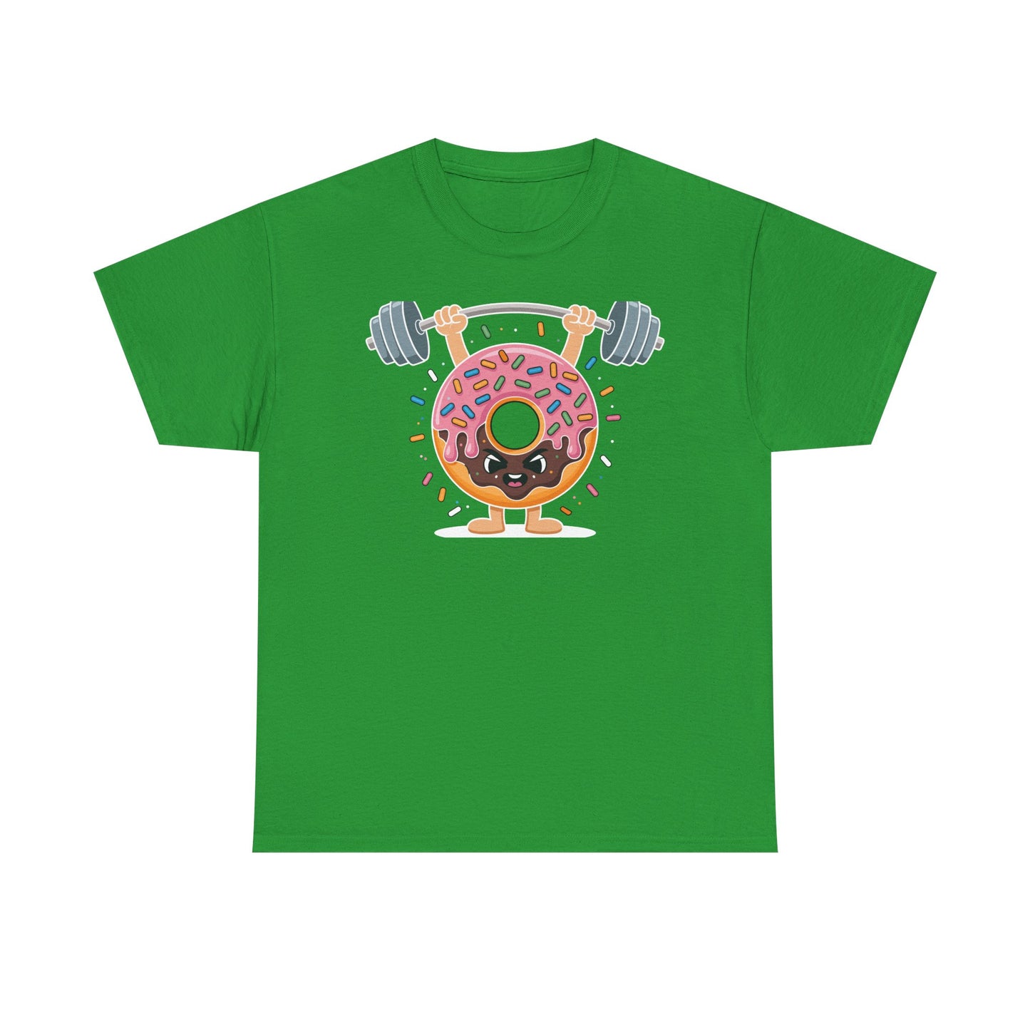 Funny Weightlifing Fitness Workout Gym Donut Lover T-Shirt