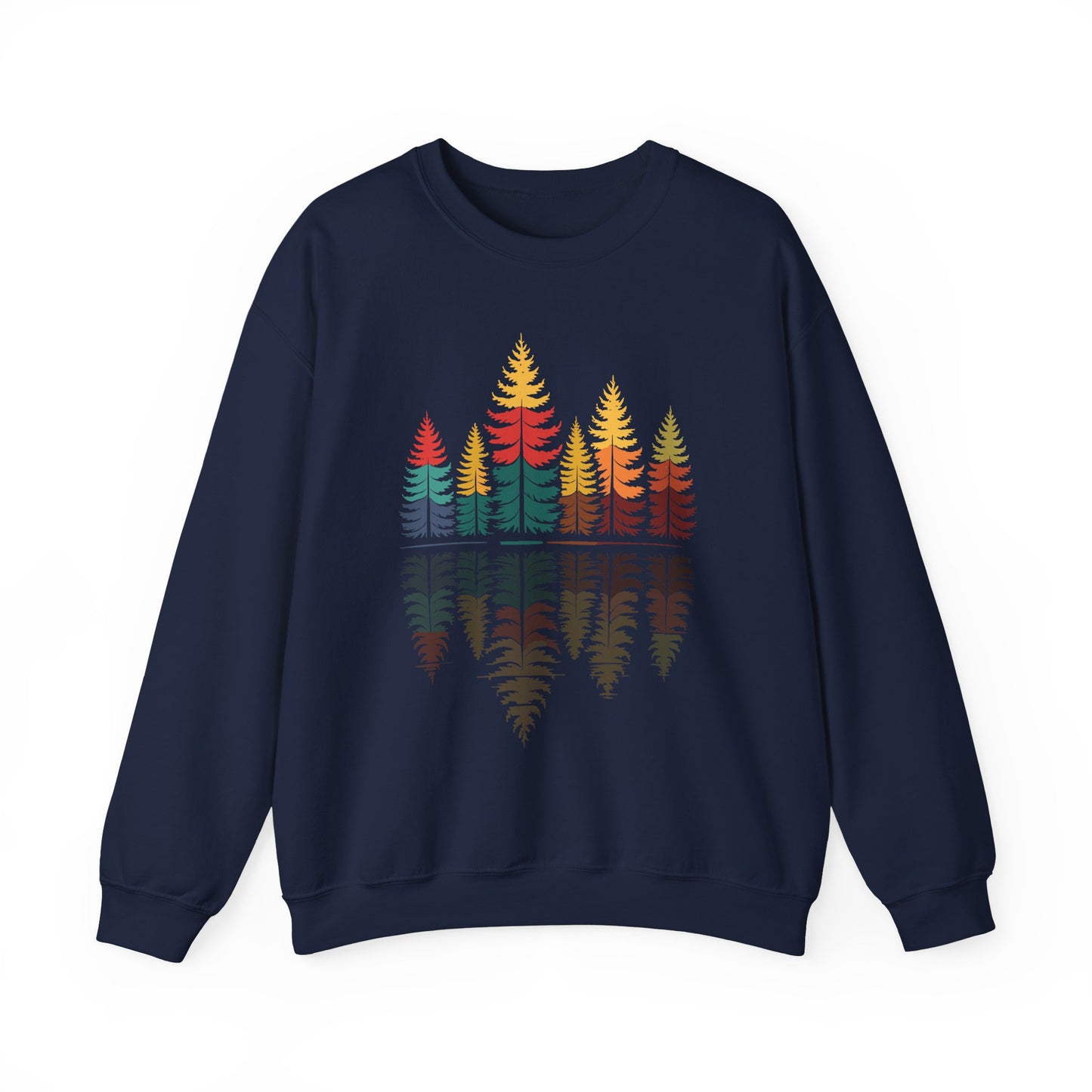 Nature Reflection Forest Trees Outdoor Wildlife Sweatshirt