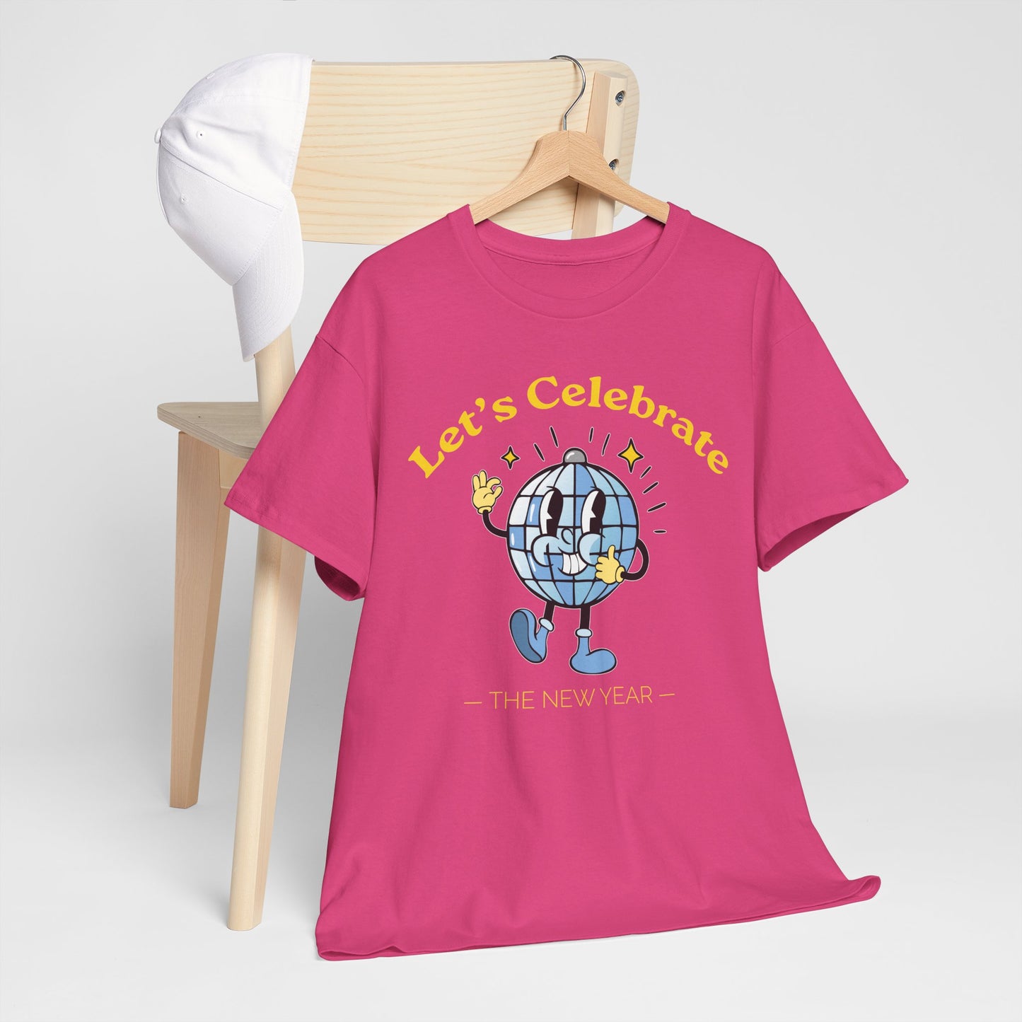 Cheers to Happy New Year Celebration T-Shirt Festivel NYE Party Tee for Men and Women