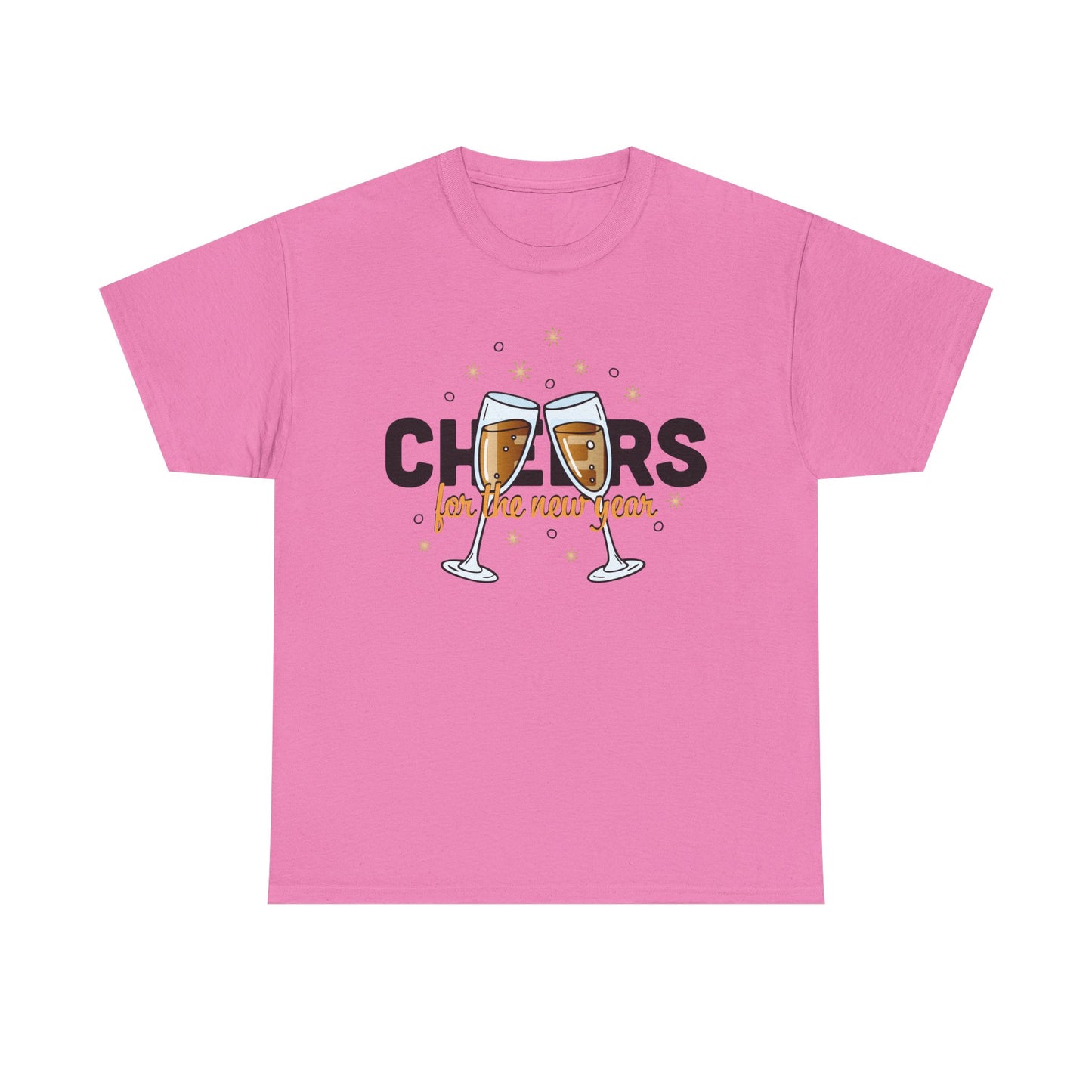 Happy New Year Cheers T-Shirt Festive New Year’s Eve Party Tee for Men and Women