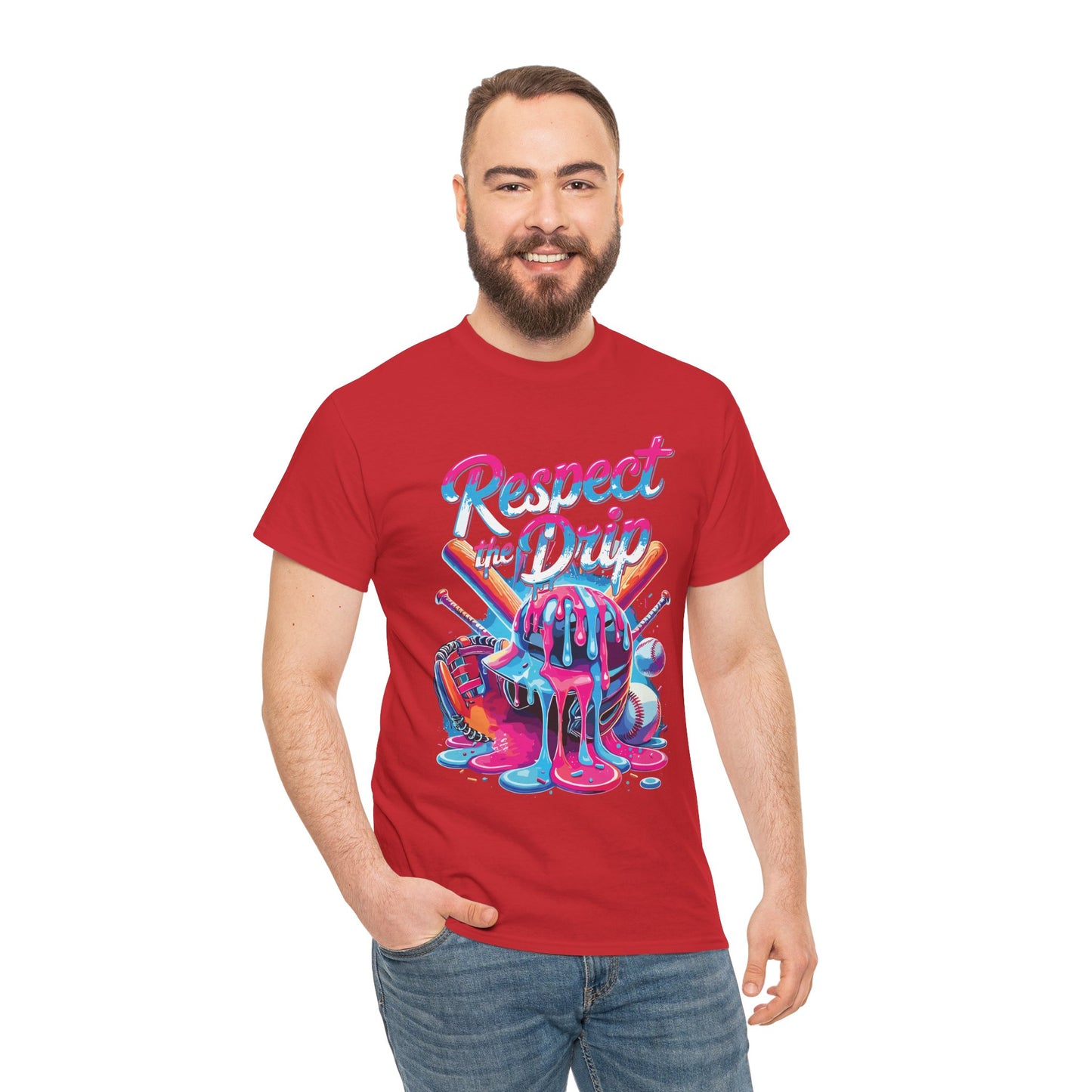 Baseball Drip For Boys Ice Cream Respect The Drip Baseball T-Shirt