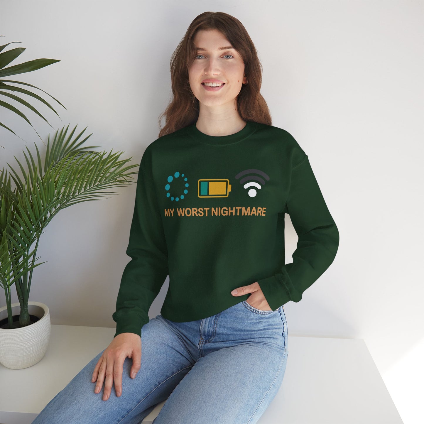 My Worst Nightmare Funny gifts for Gamers Sweatshirt
