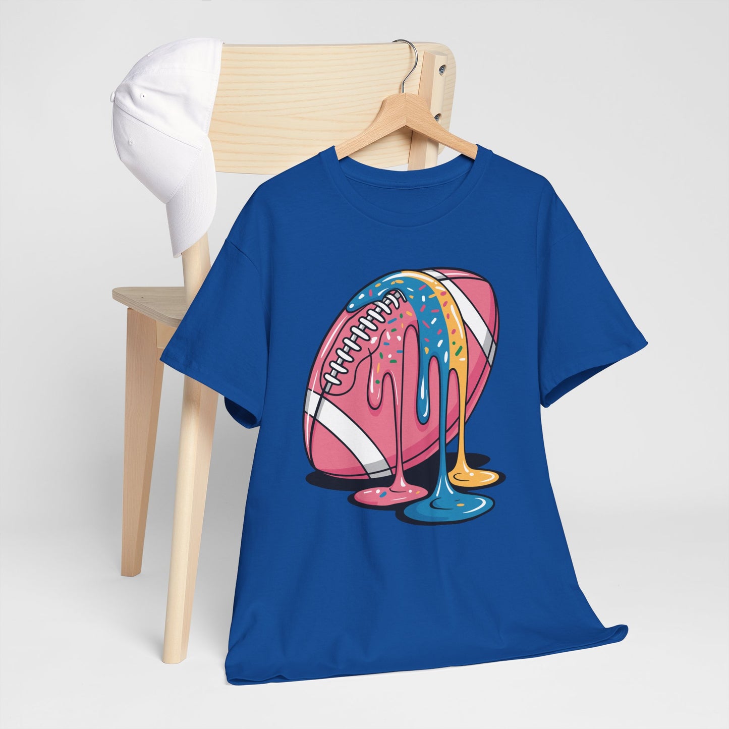 Football Drip For Lineman WR QB RB Ice Cream Sprinkles T-Shirt