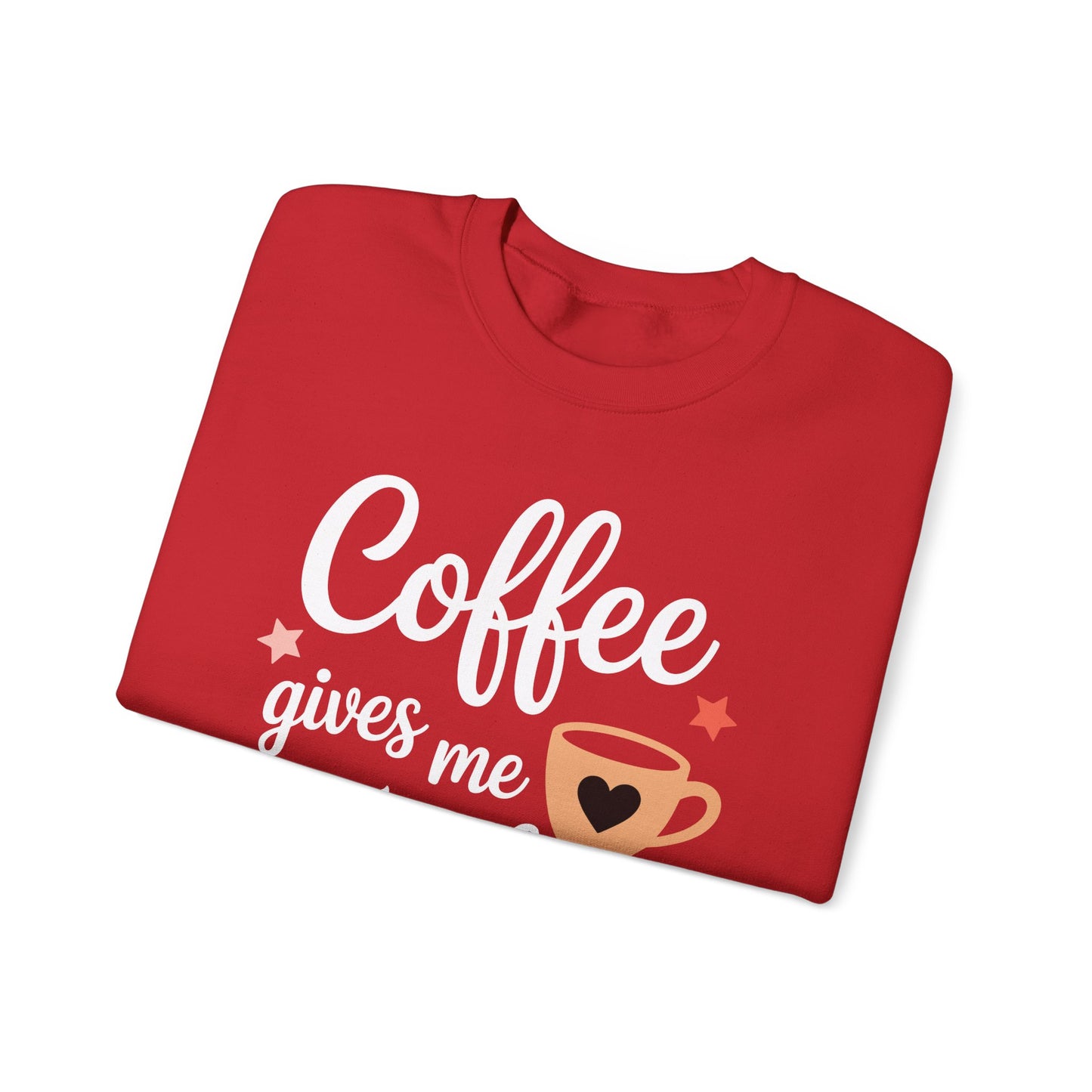 Coffee Gives Me Teacher Powers, Cute Teacher Appreciation Sweatshirt
